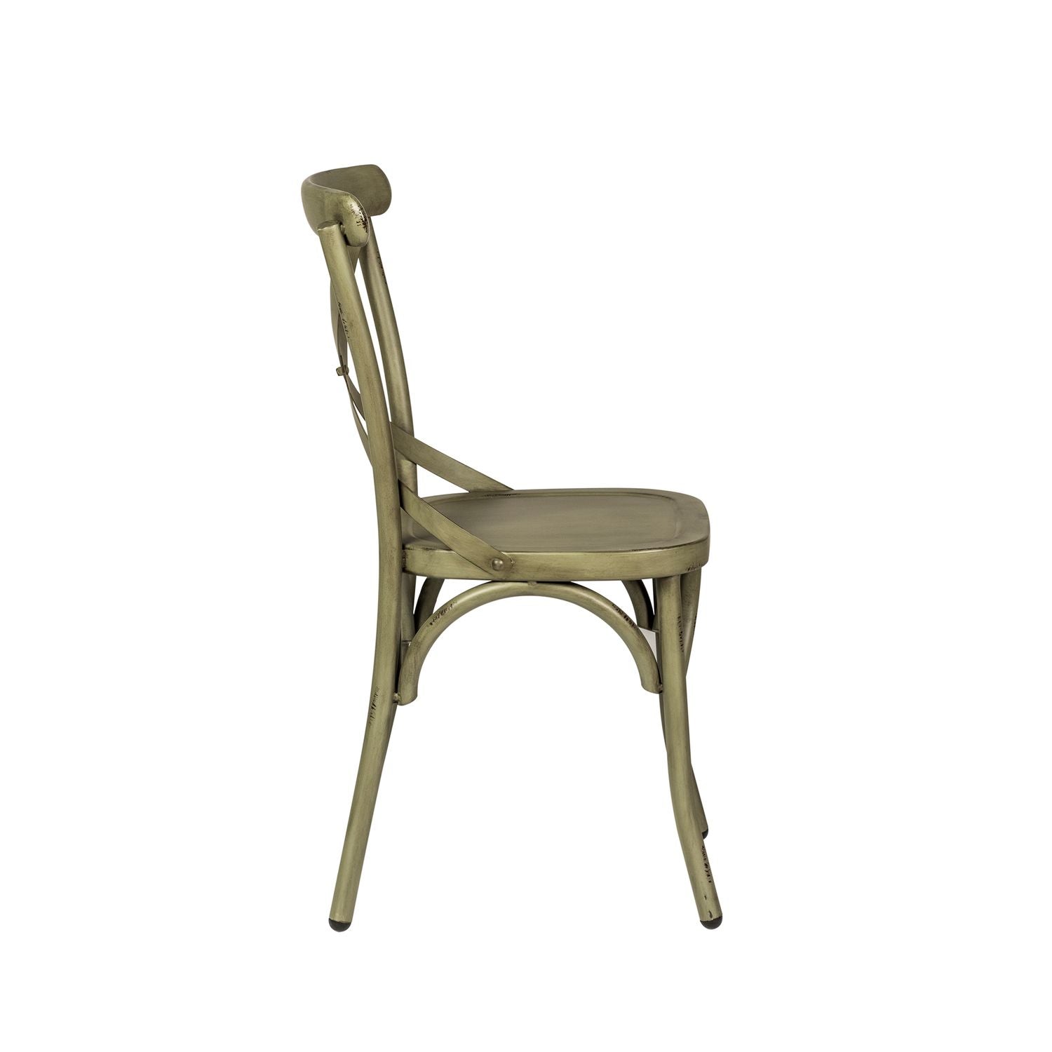 Reseda X Back Side Chair - Green