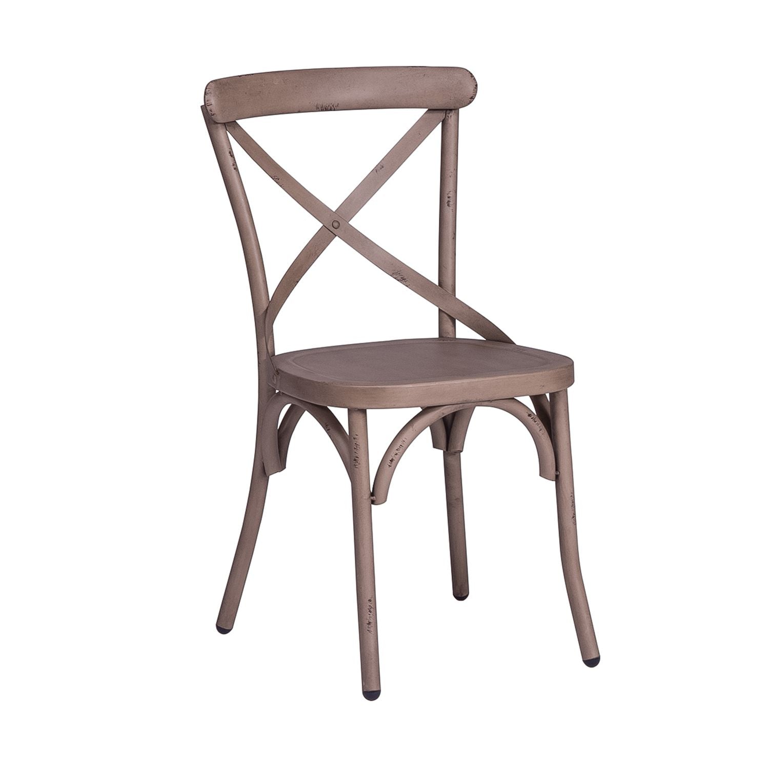 Ella-Louise X Back Side Chair - Vintage Cream