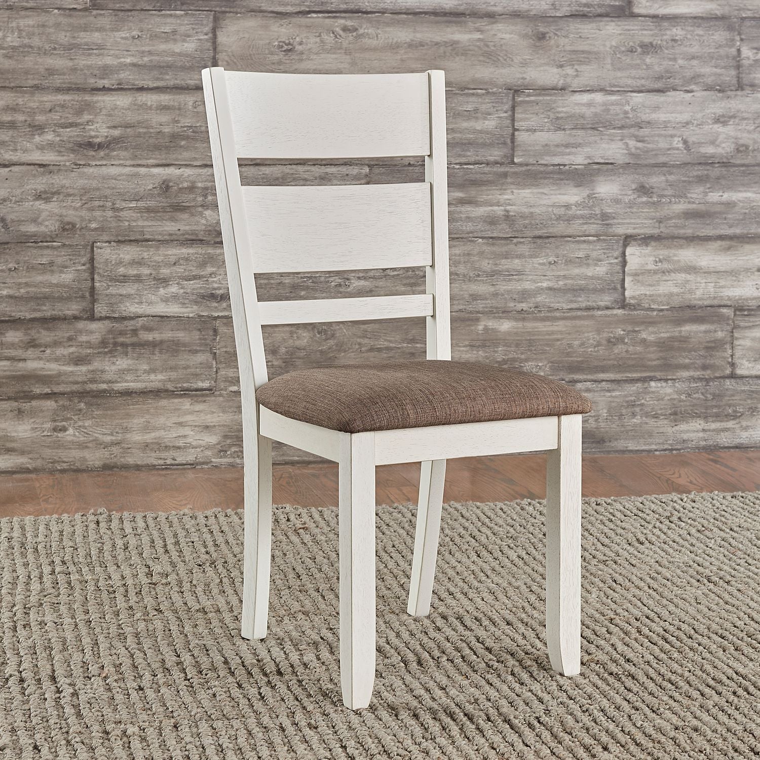 Glain Slat Back Upholstered Side Chair