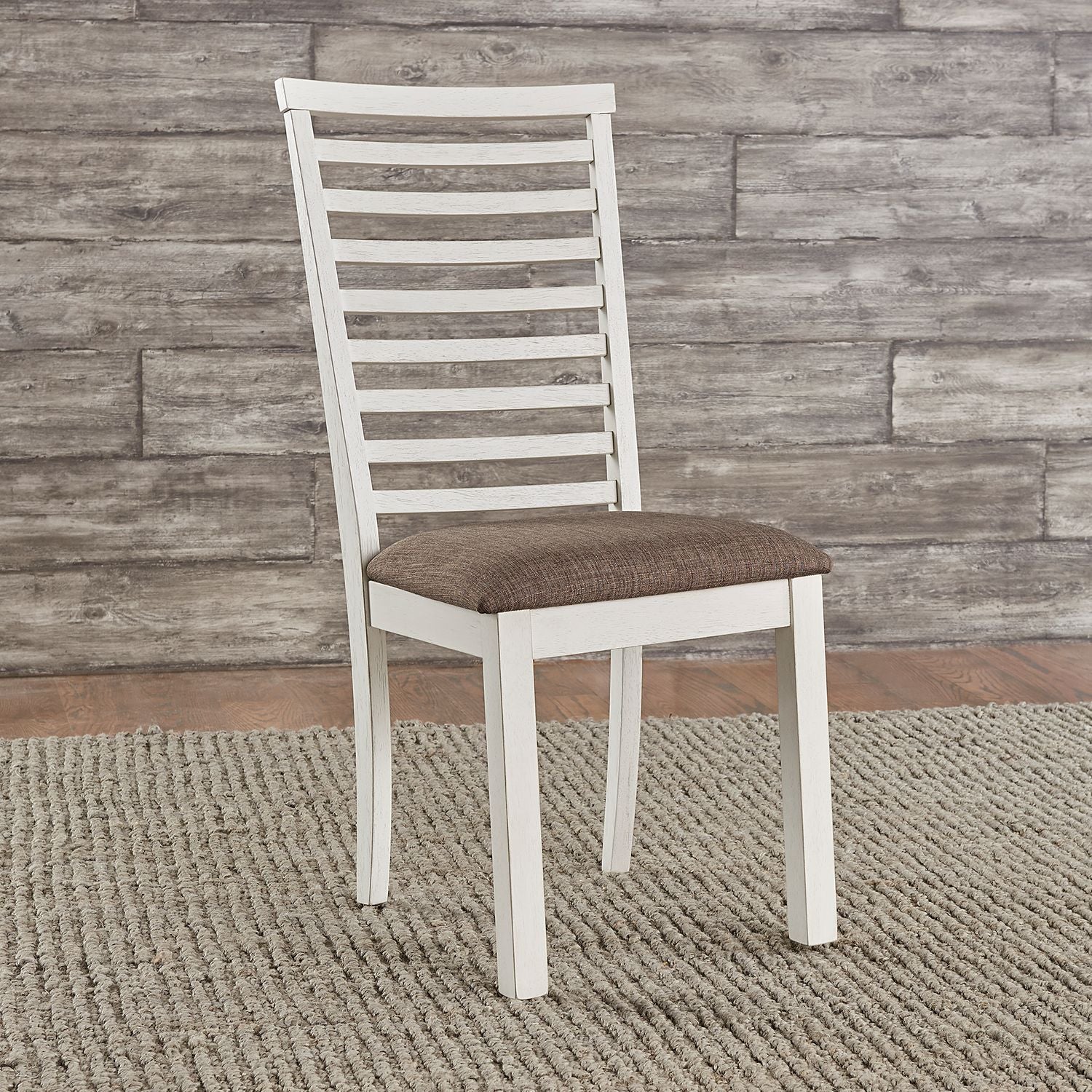 Charlyee Upholstered Ladder Back Side Chair