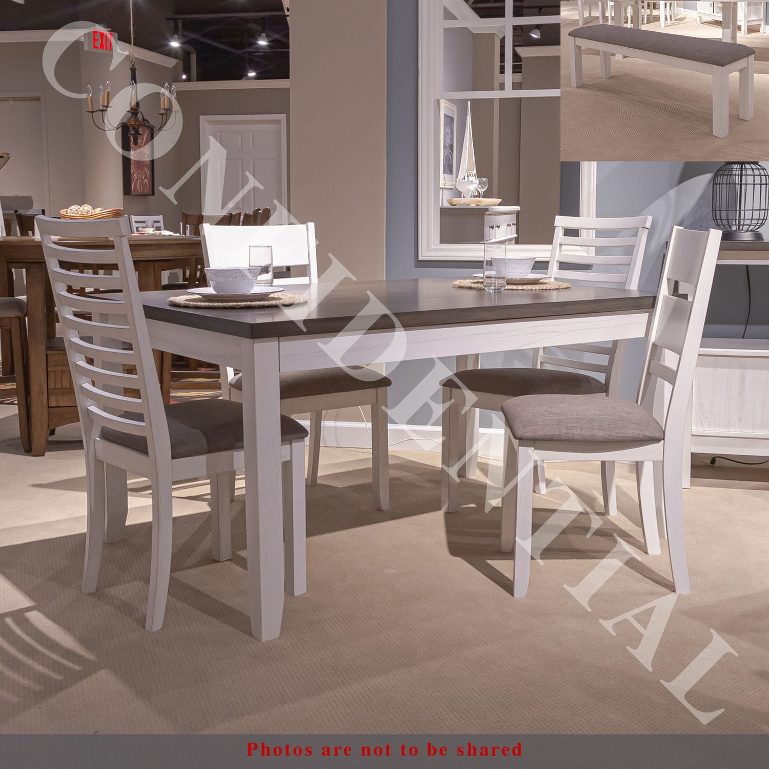 Aliina Optional 6 Piece Leg Dining Table Set with Hidden Drawers