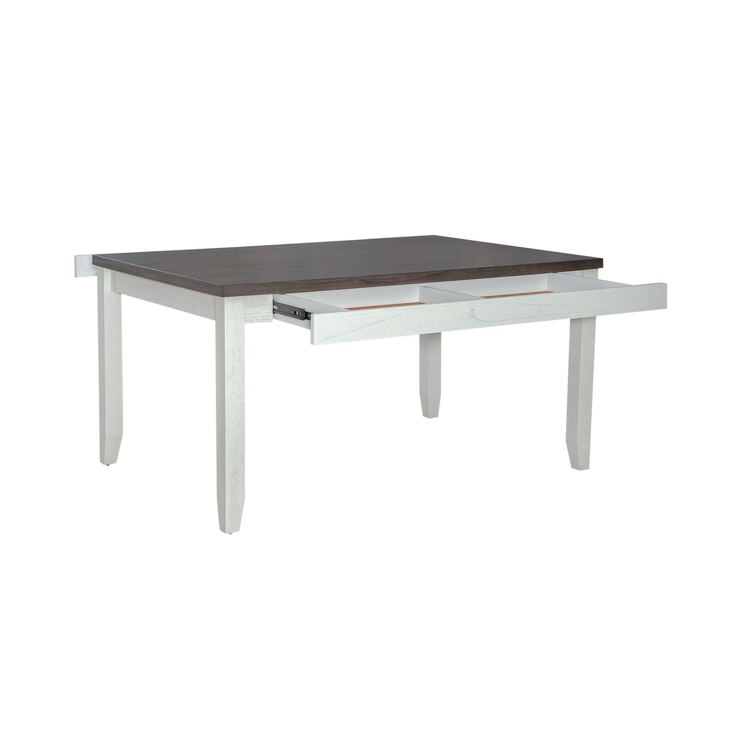 Frandy Rectangular Dining Table with Hidden Drawers