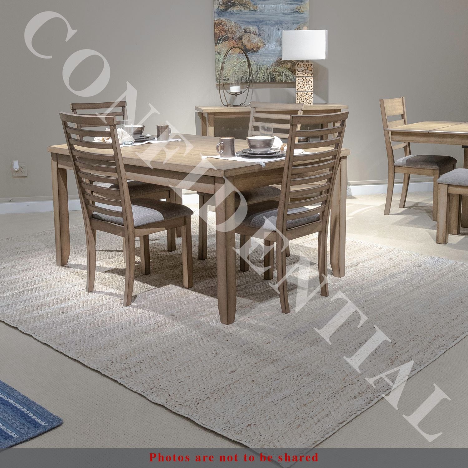 Anosha 5 Piece Leg Dining Table Set with Hidden Drawers