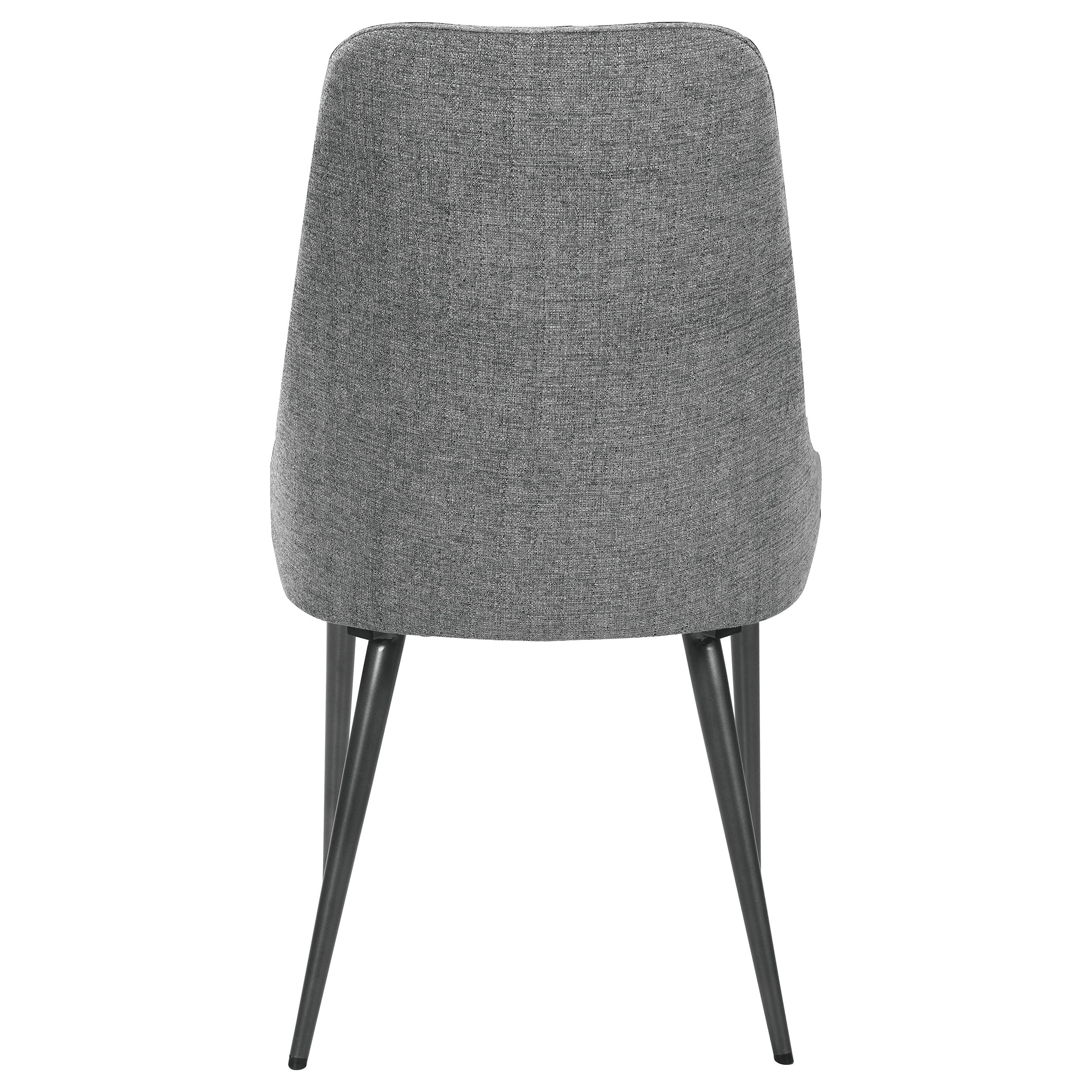 Alan Upholstered Dining Chairs Grey (Set of 2)