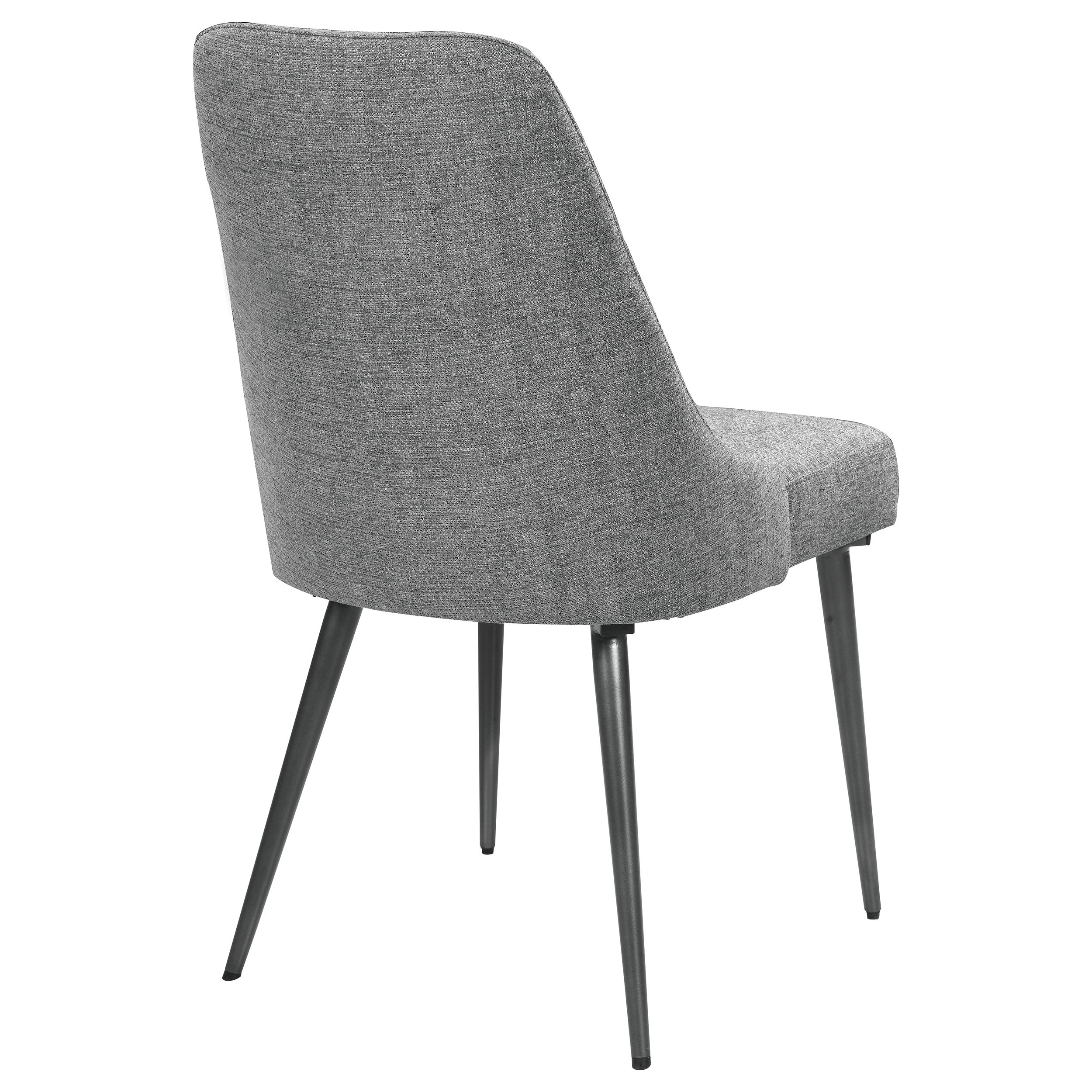 Alan Upholstered Dining Chairs Grey (Set of 2)