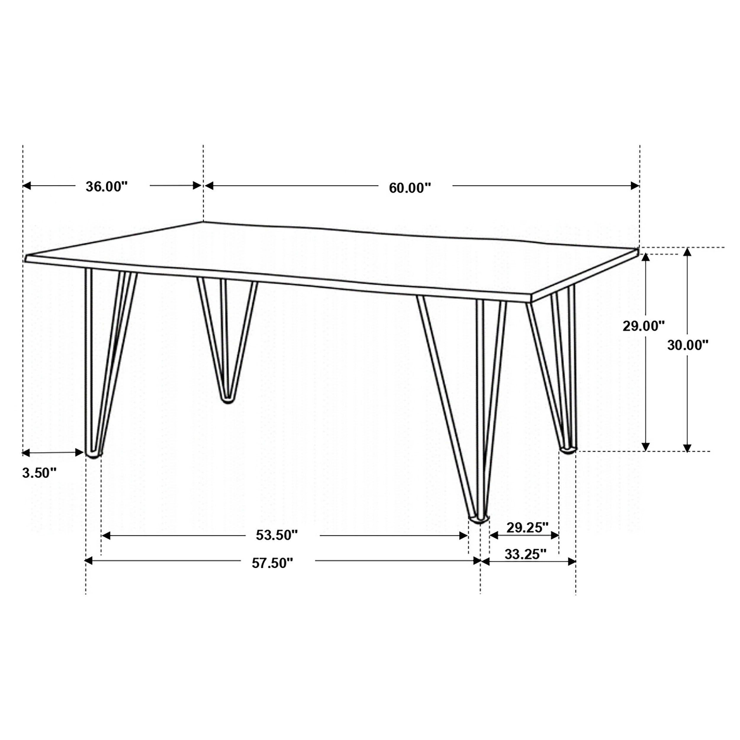 Topeka Live-edge Dining Table Mango Cocoa and Gunmetal