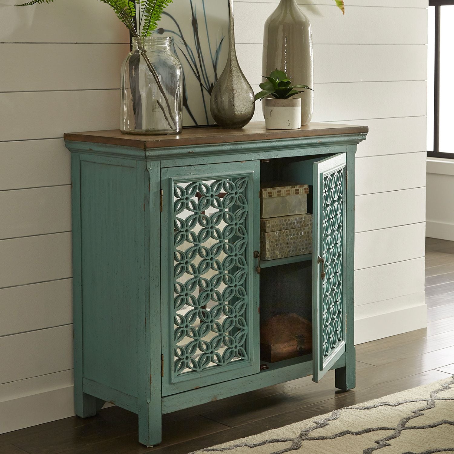 Hakes 2 Door Accent Cabinet