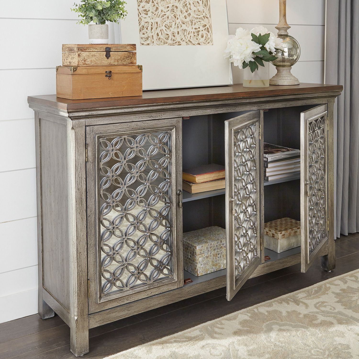 Julianita 3 Door Accent Cabinet