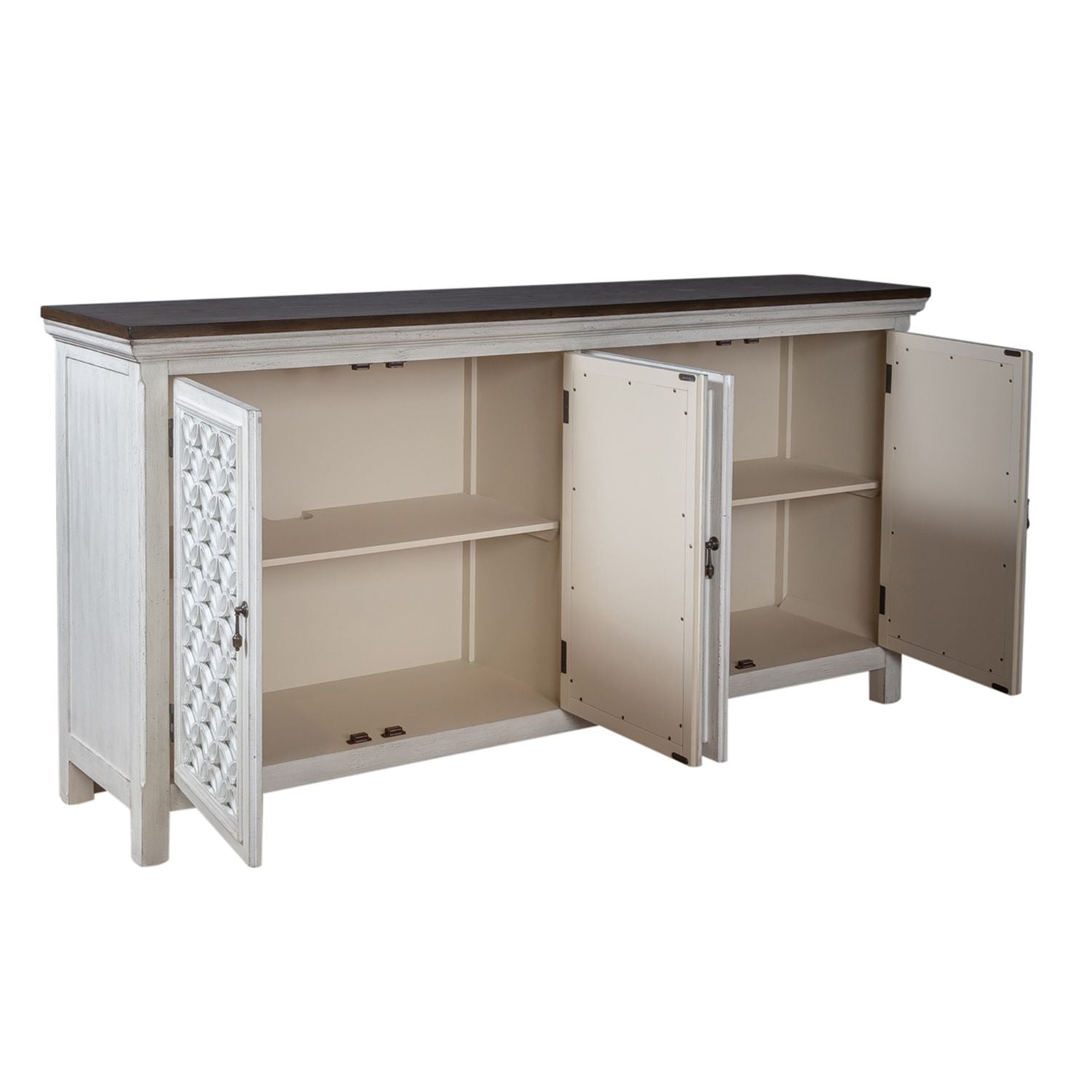 Deylen 3 Door Accent Cabinet