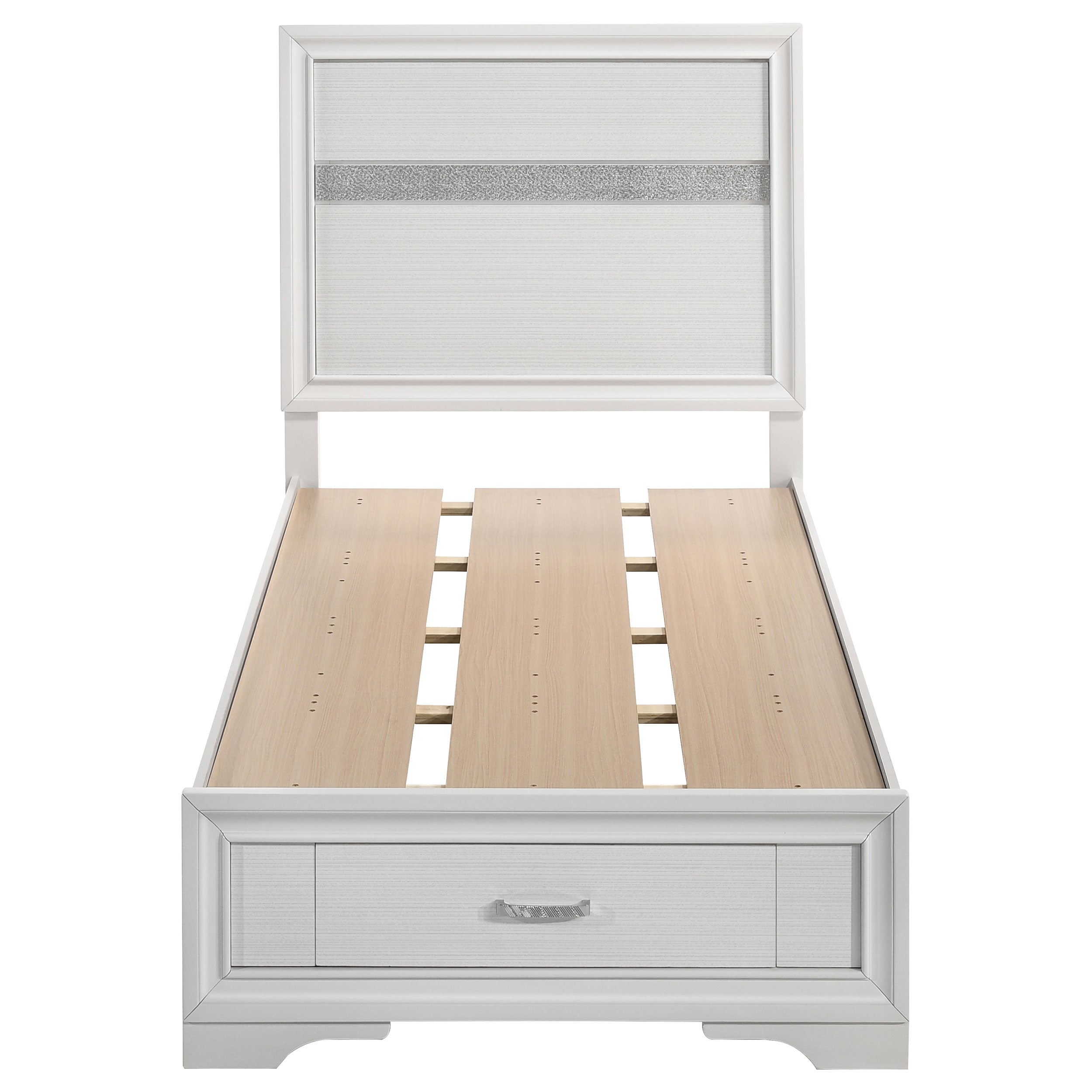 Miranda Twin Storage Bed White