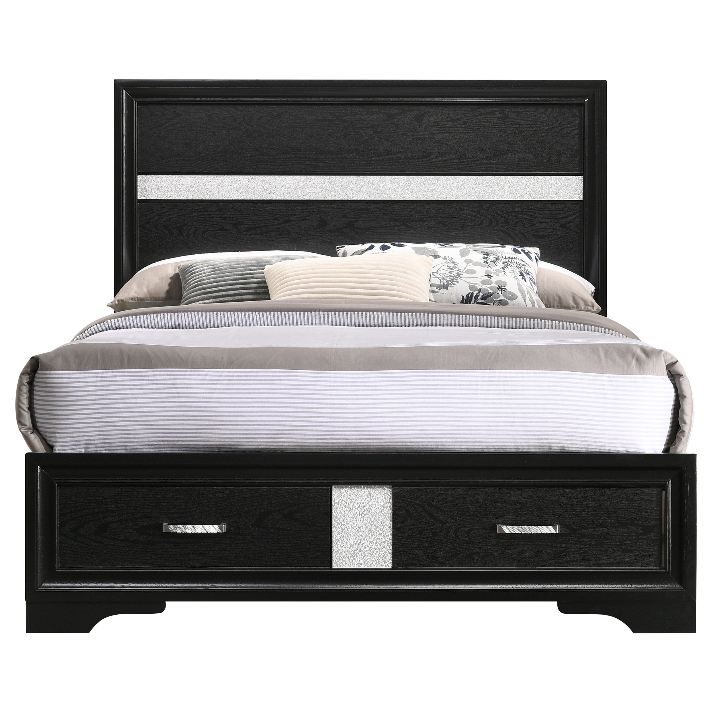 Miranda Full Storage Bed Black