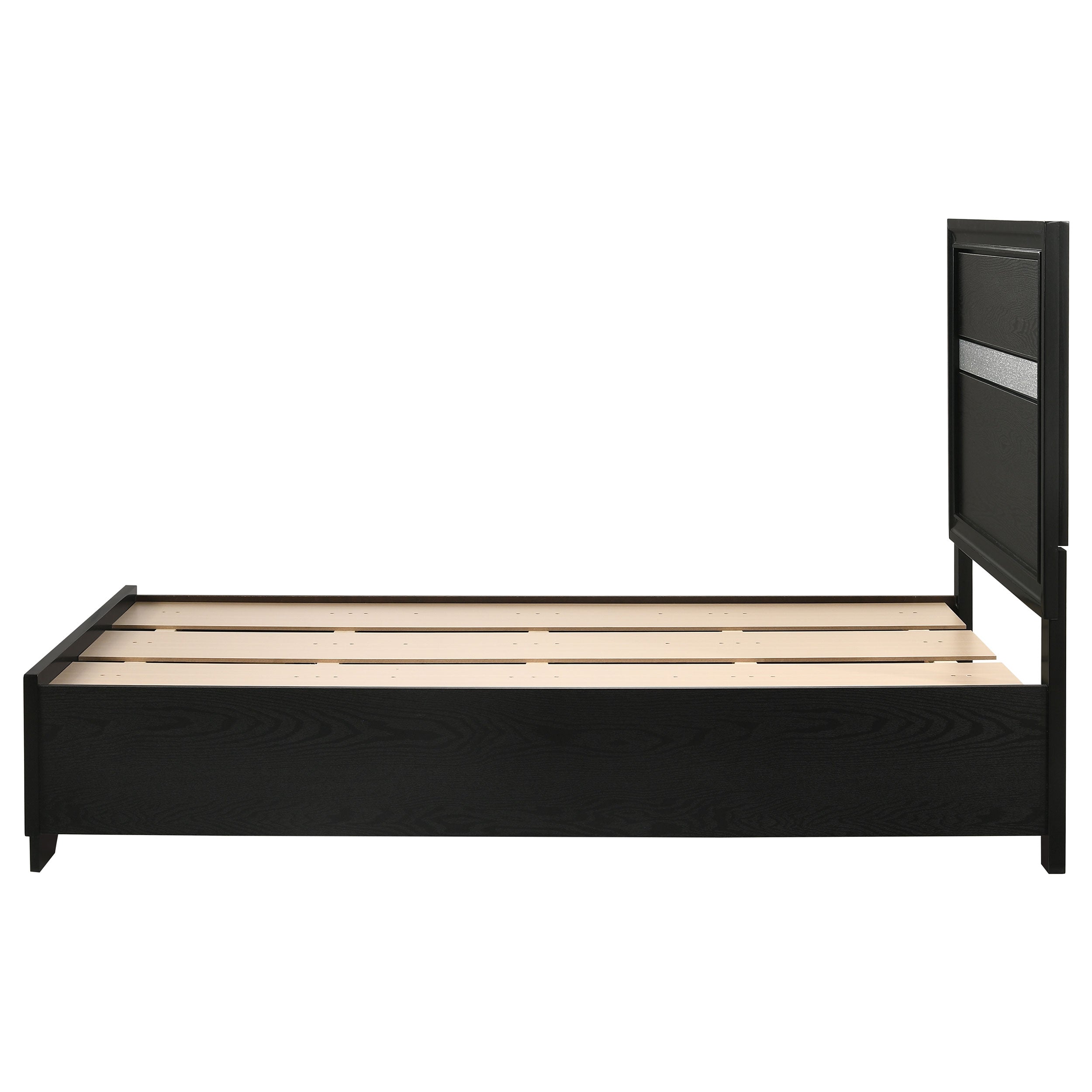 Miranda Twin Storage Bed Black