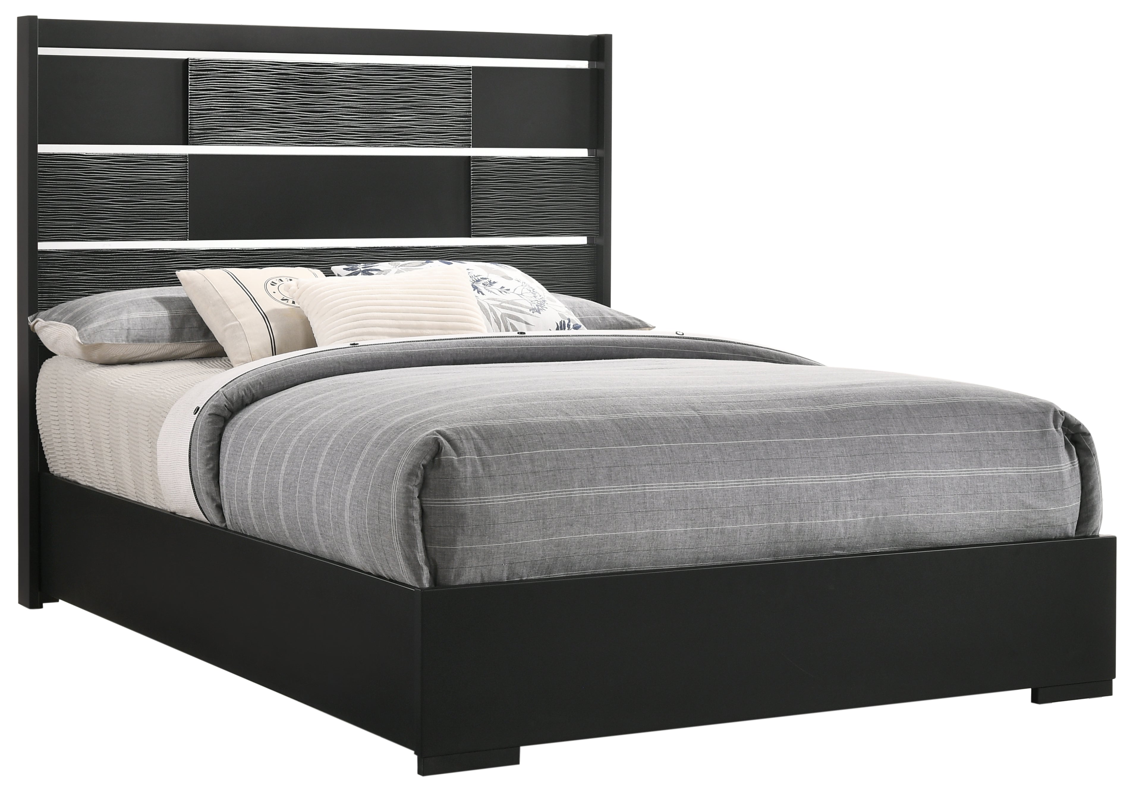 Blacktoft 5-piece Queen Panel Bedroom Set Black