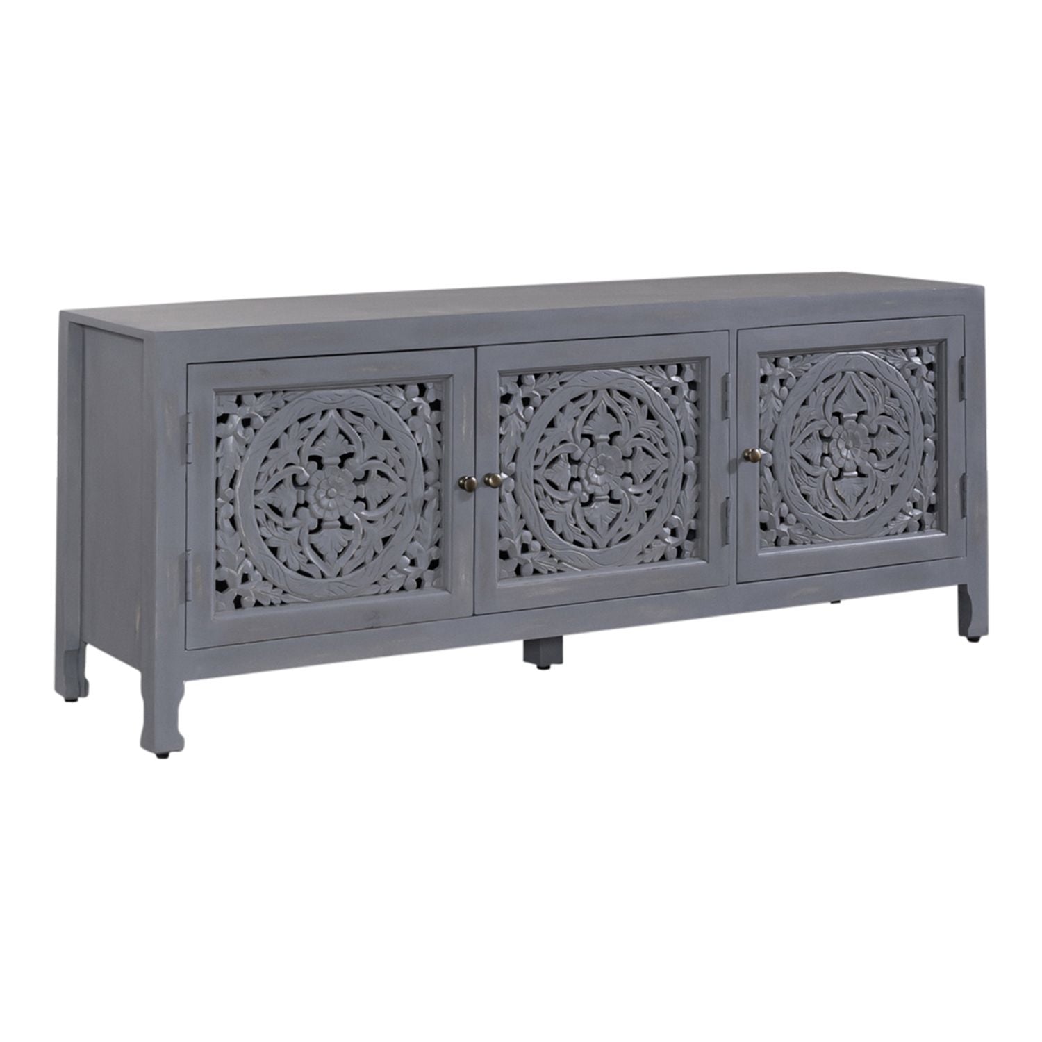 Ayrionna 65 Inch 3 Door Accent TV Stand