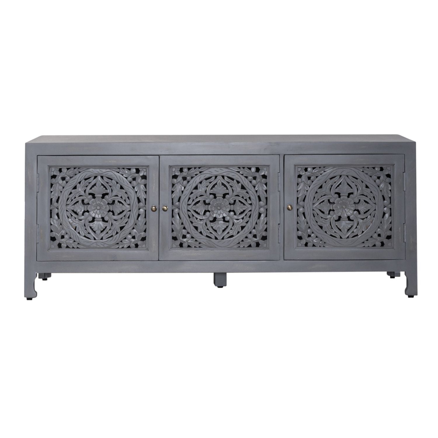 Ayrionna 65 Inch 3 Door Accent TV Stand