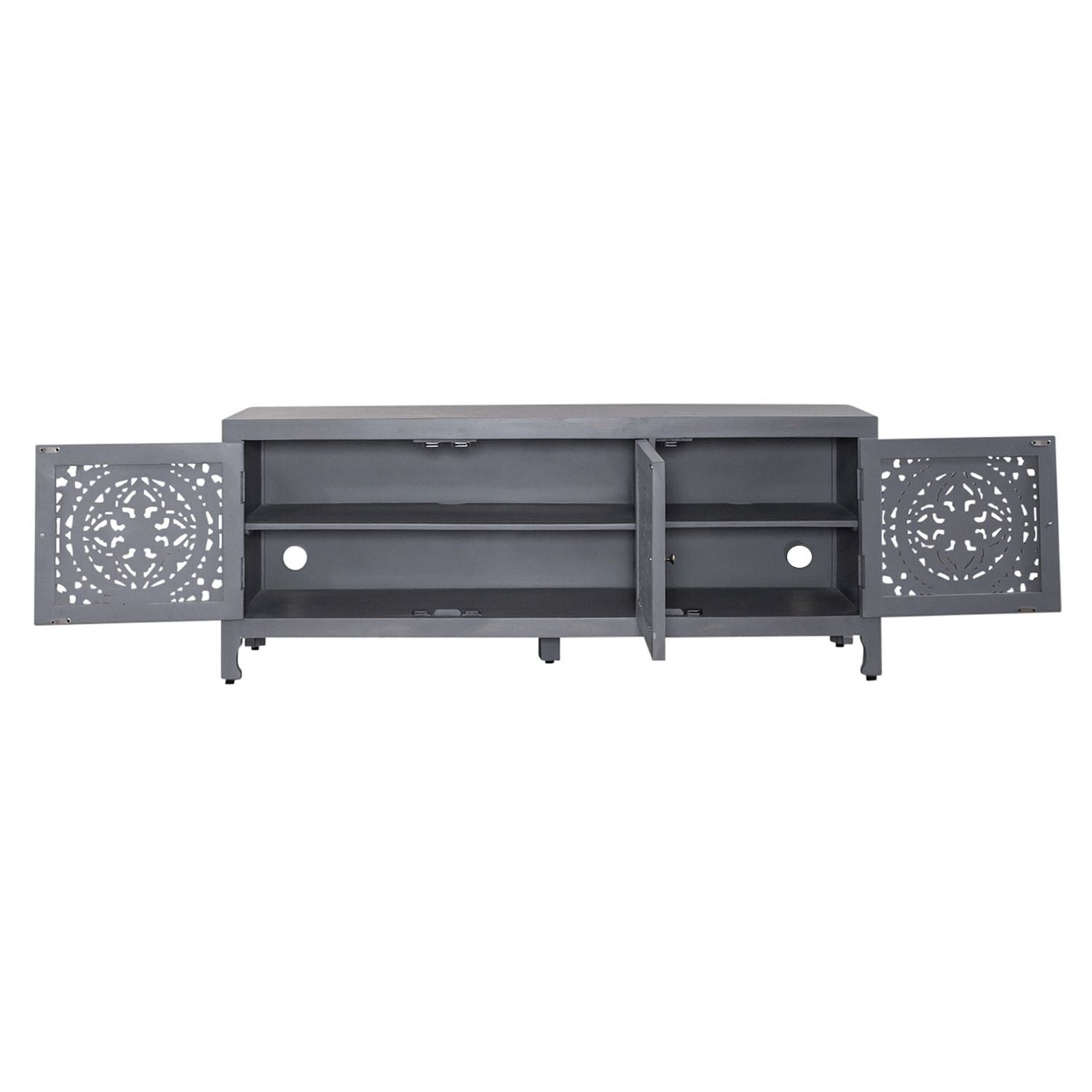 Ayrionna 65 Inch 3 Door Accent TV Stand