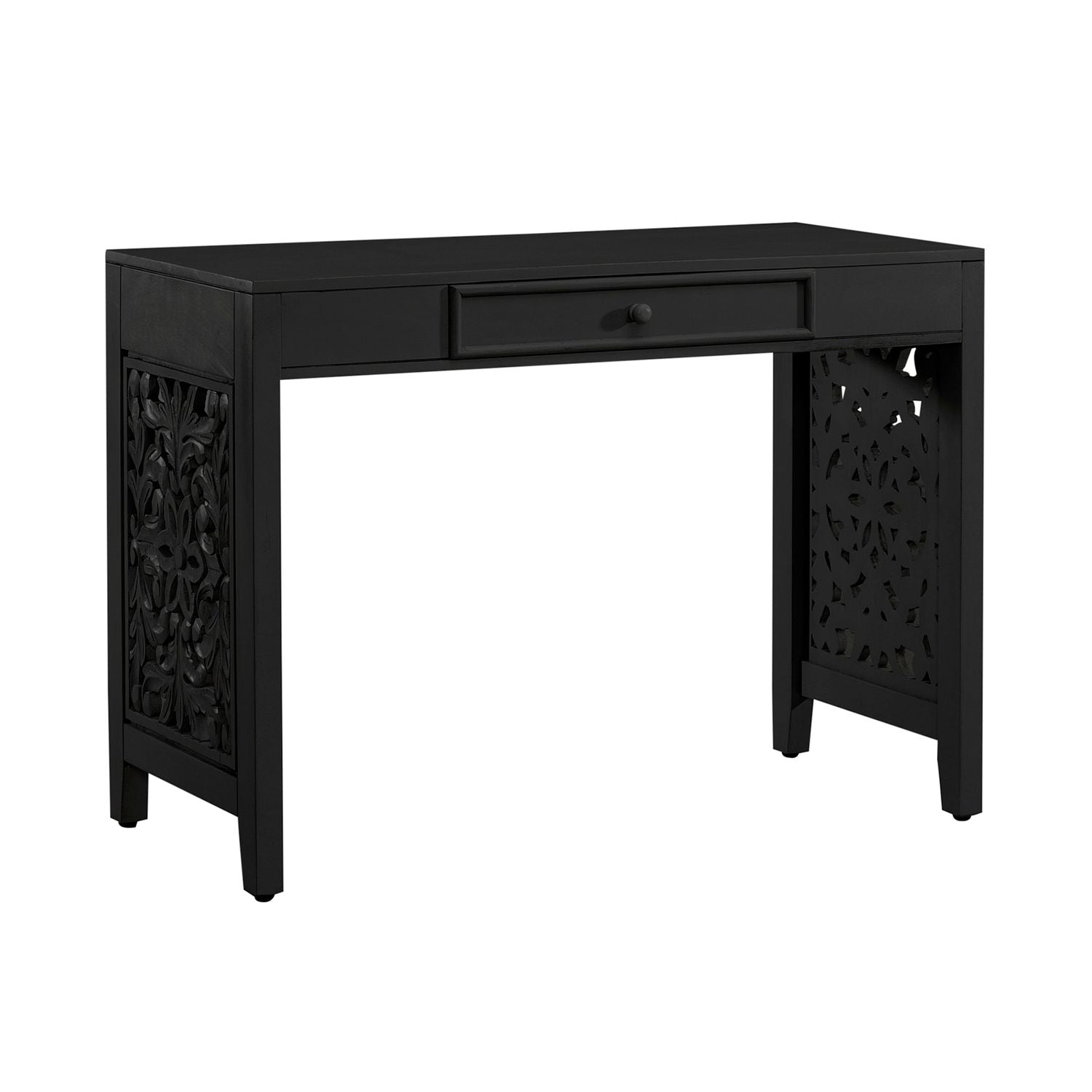 Chellsea Accent Writing Desk- Black