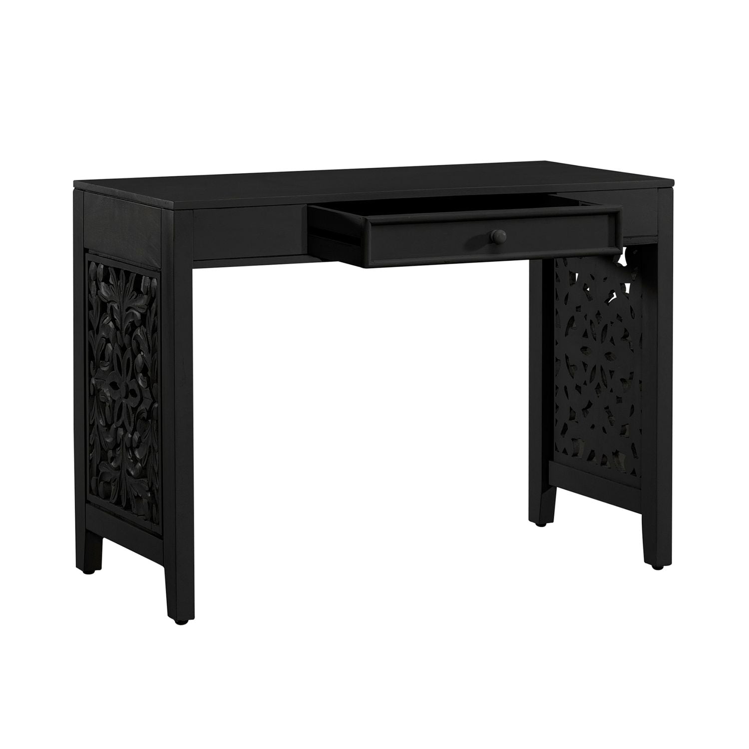 Chellsea Accent Writing Desk- Black