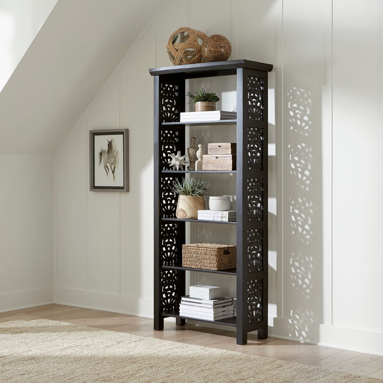 Danaja Accent Bookcase- Black