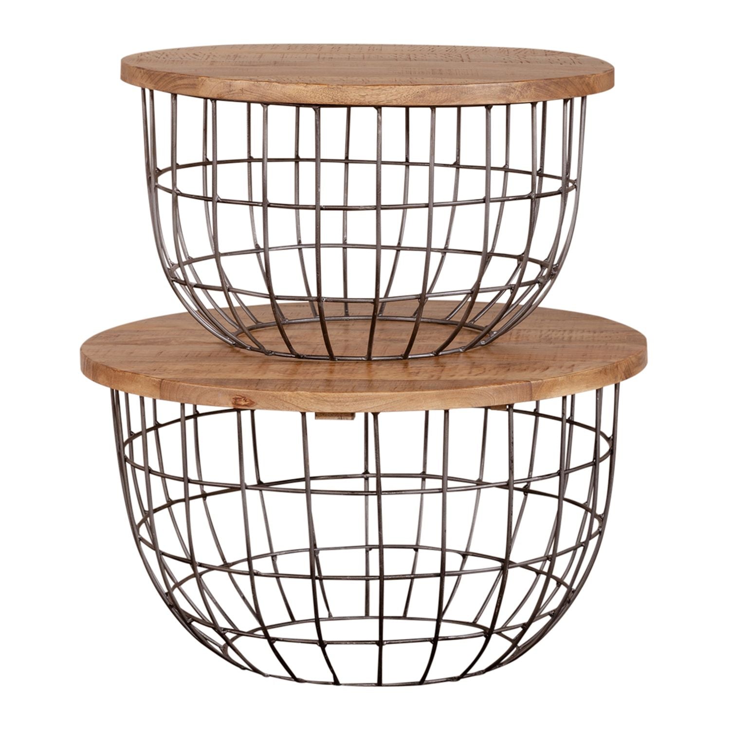 Aarohi Nesting Caged Accent Tables