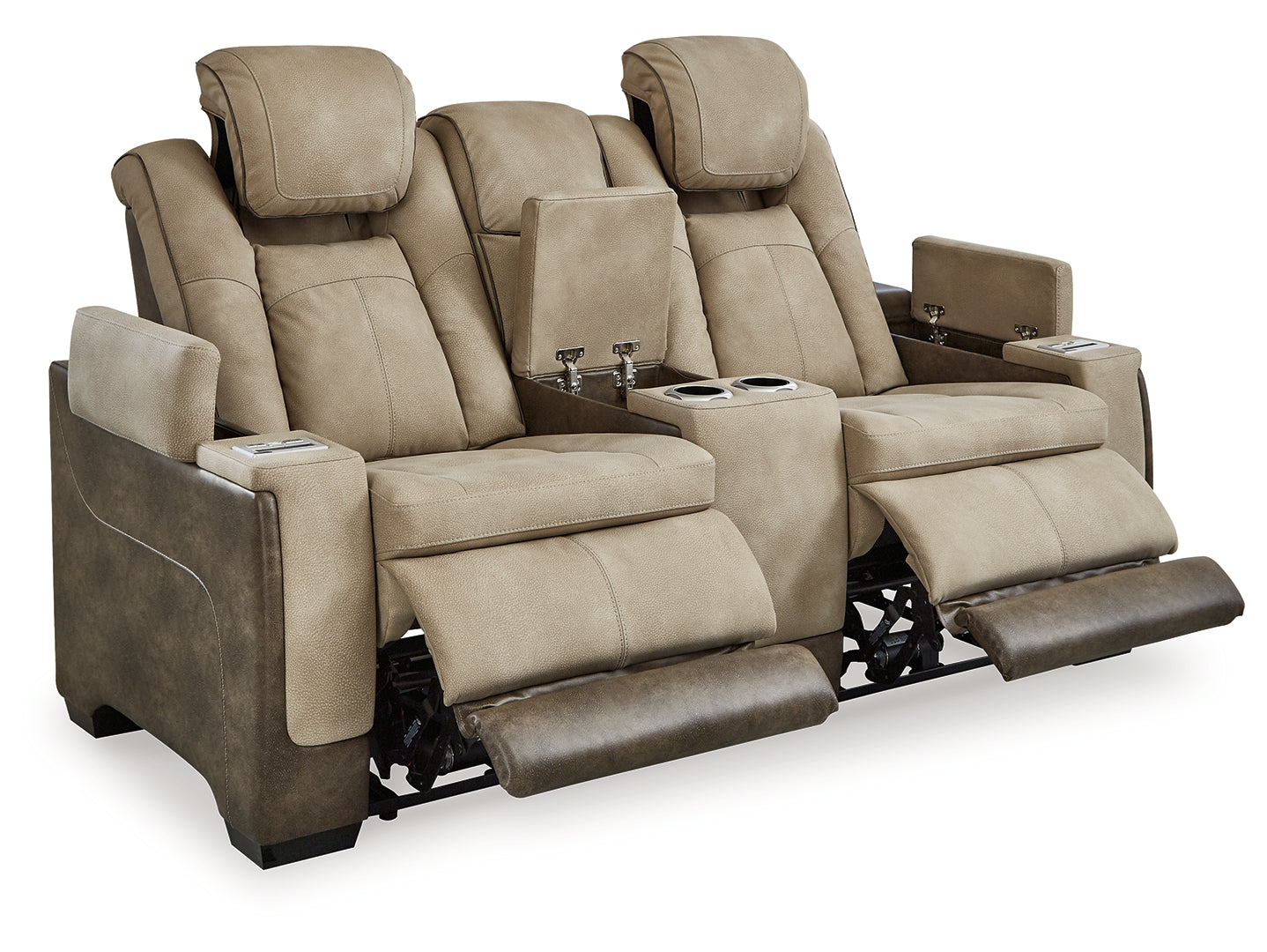 Next-Gen DuraPella Power Reclining Loveseat with Console