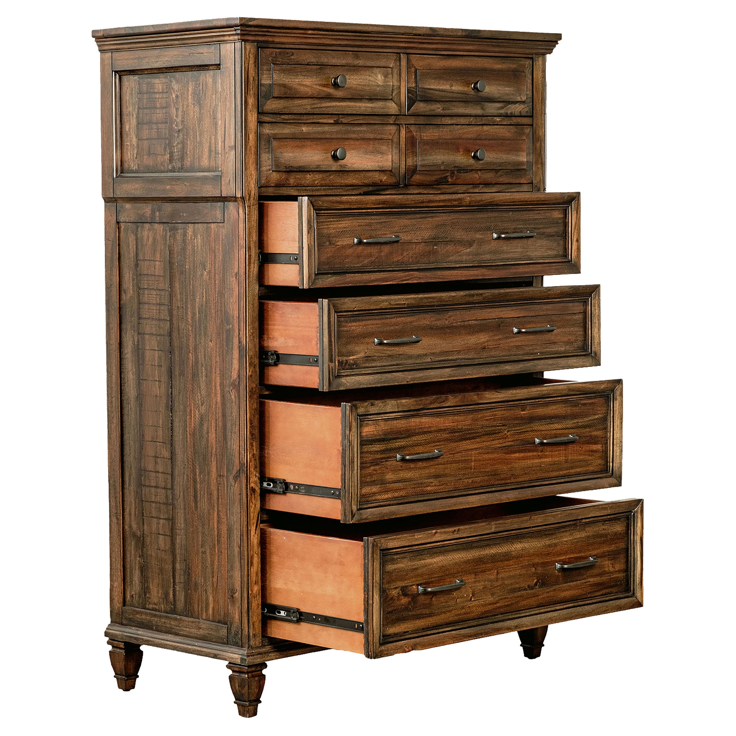 Avenue 8-drawer Chest Weathered Burnished Brown