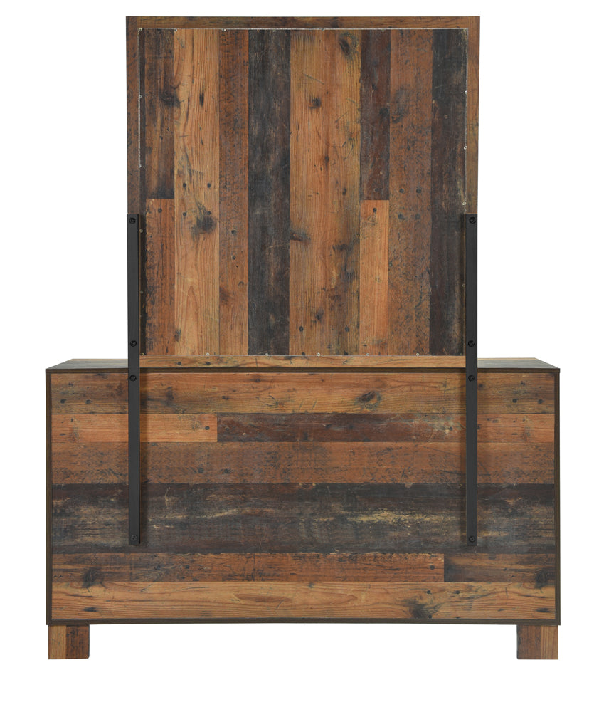 Sidney Square Dresser Mirror Rustic Pine