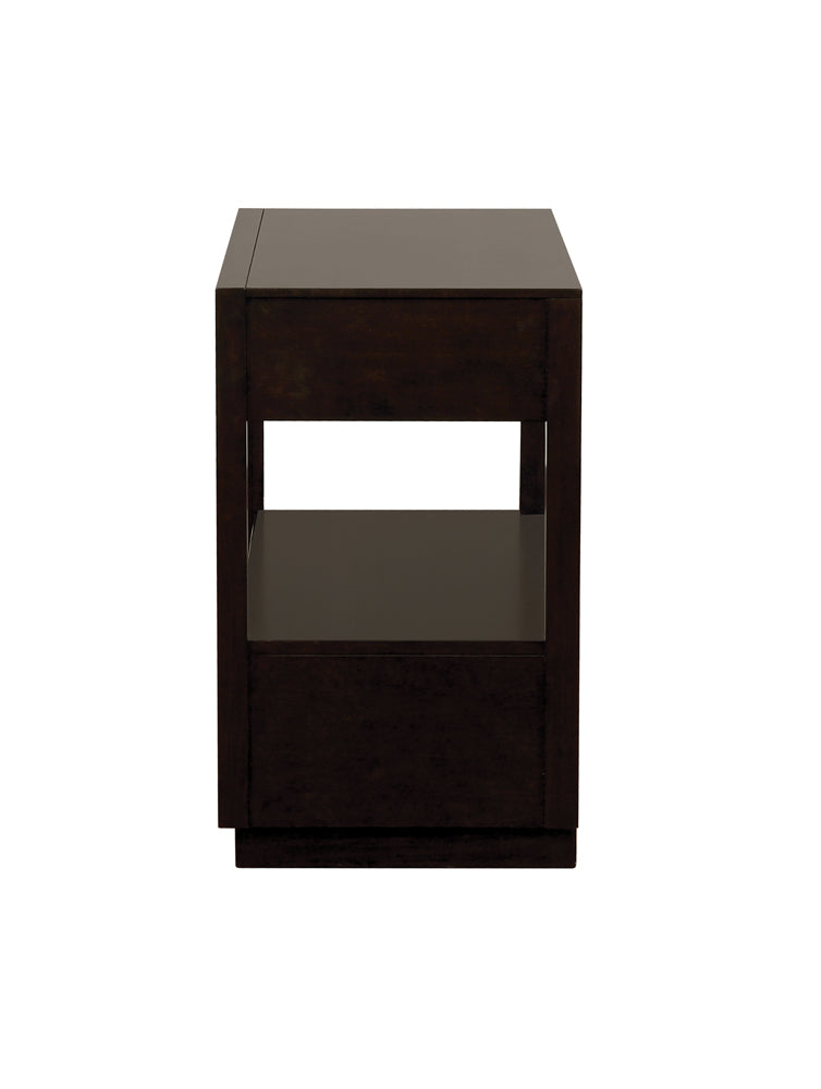 Durango 2-drawer Nightstand Smoked Peppercorn