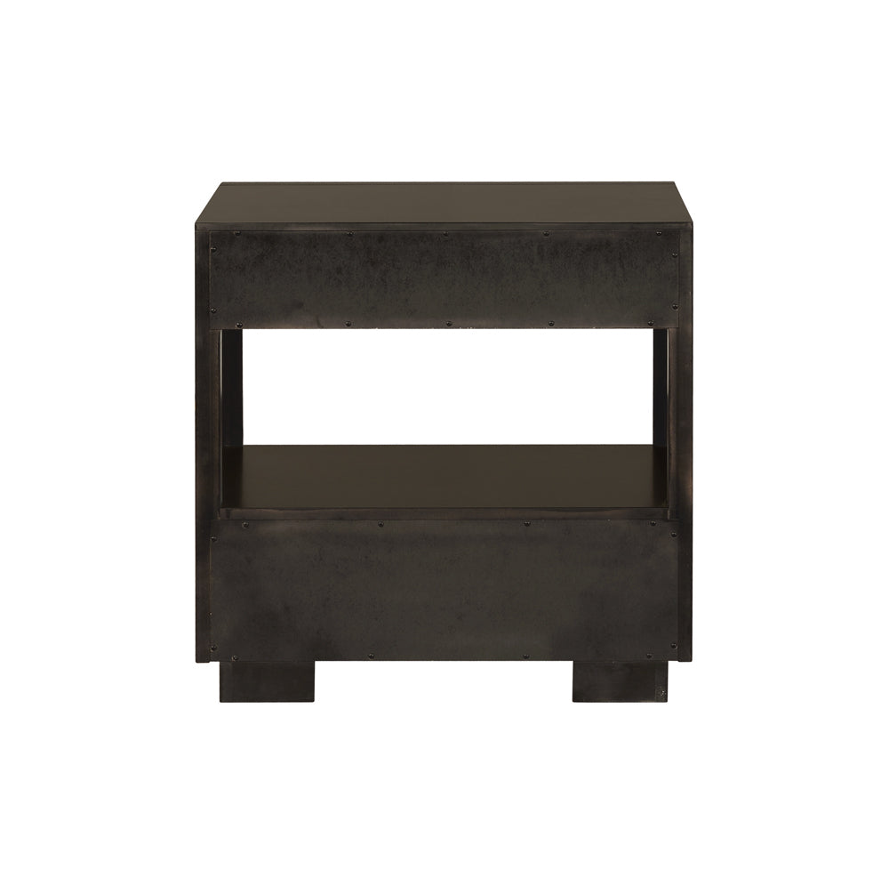 Durango 2-drawer Nightstand Smoked Peppercorn