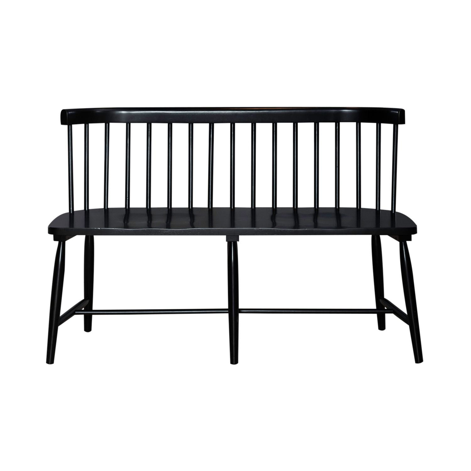 Dirinda Spindle Back Dining Bench - Black