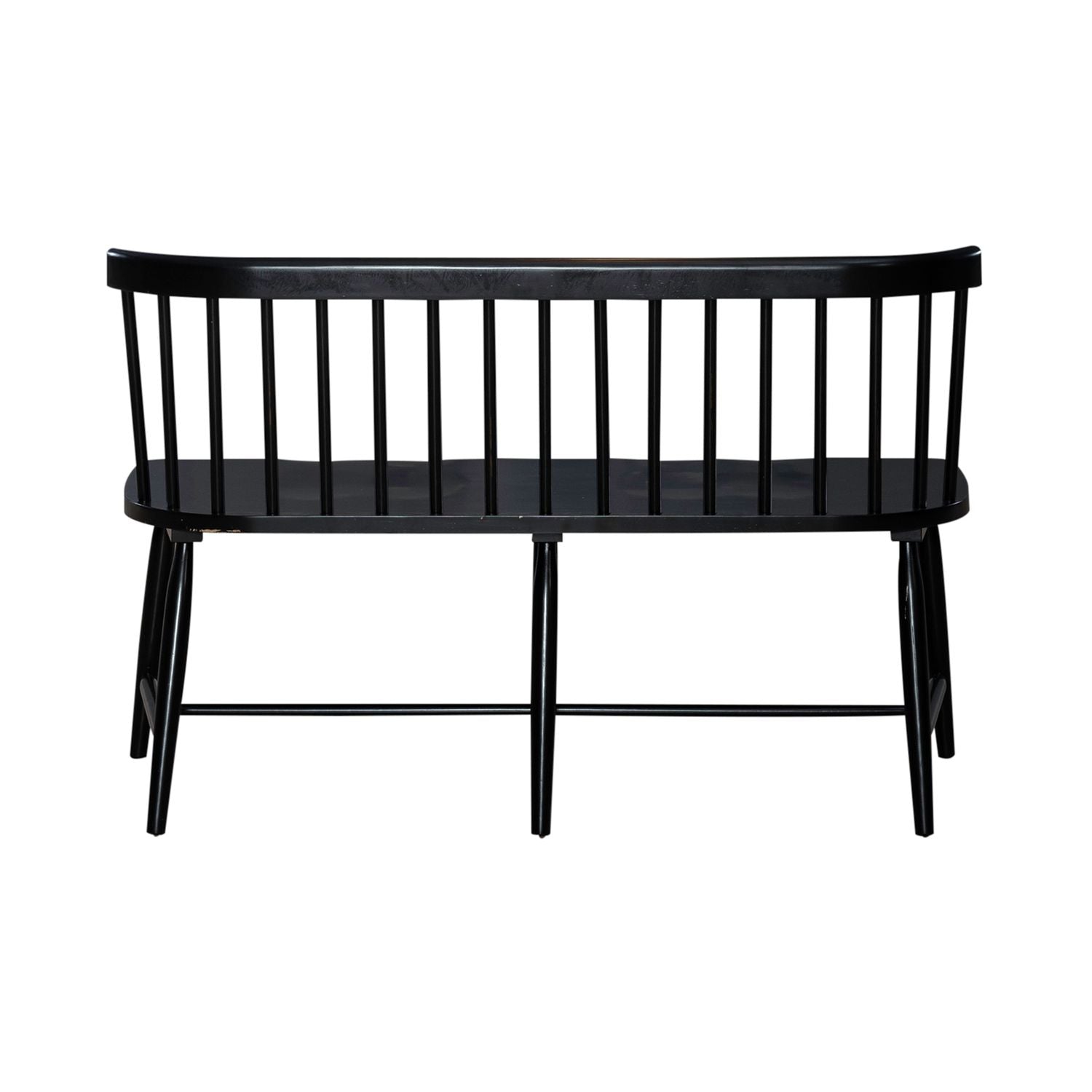 Dirinda Spindle Back Dining Bench - Black