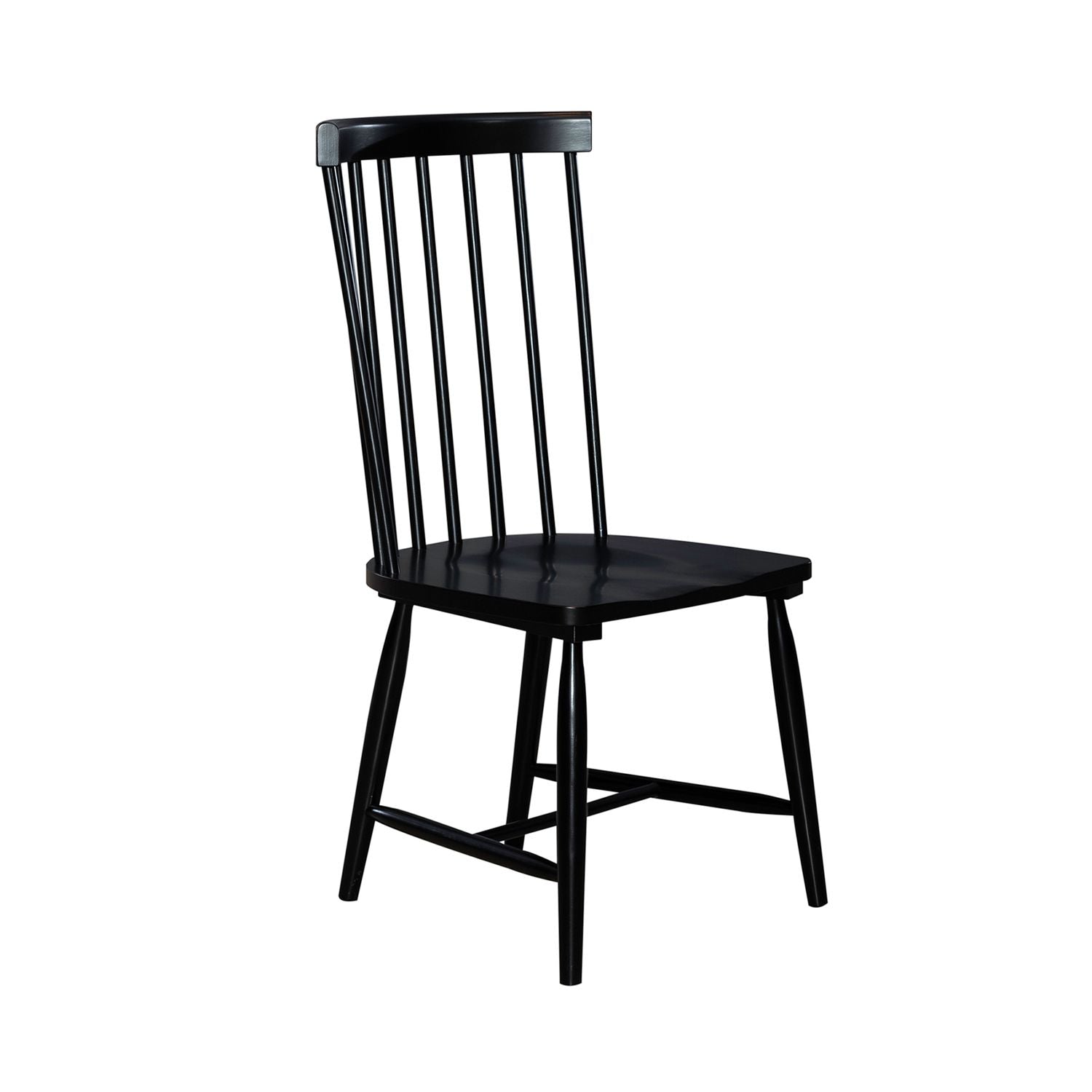 Daiona Spindle Back Side Chair - Black