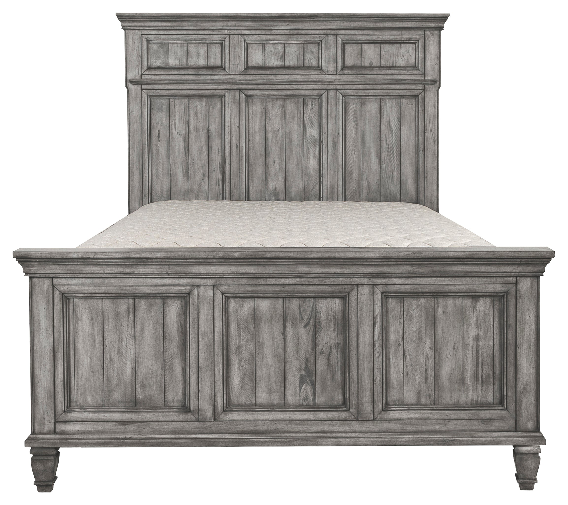 Avenue 5-piece Queen Panel Bedroom Set Grey