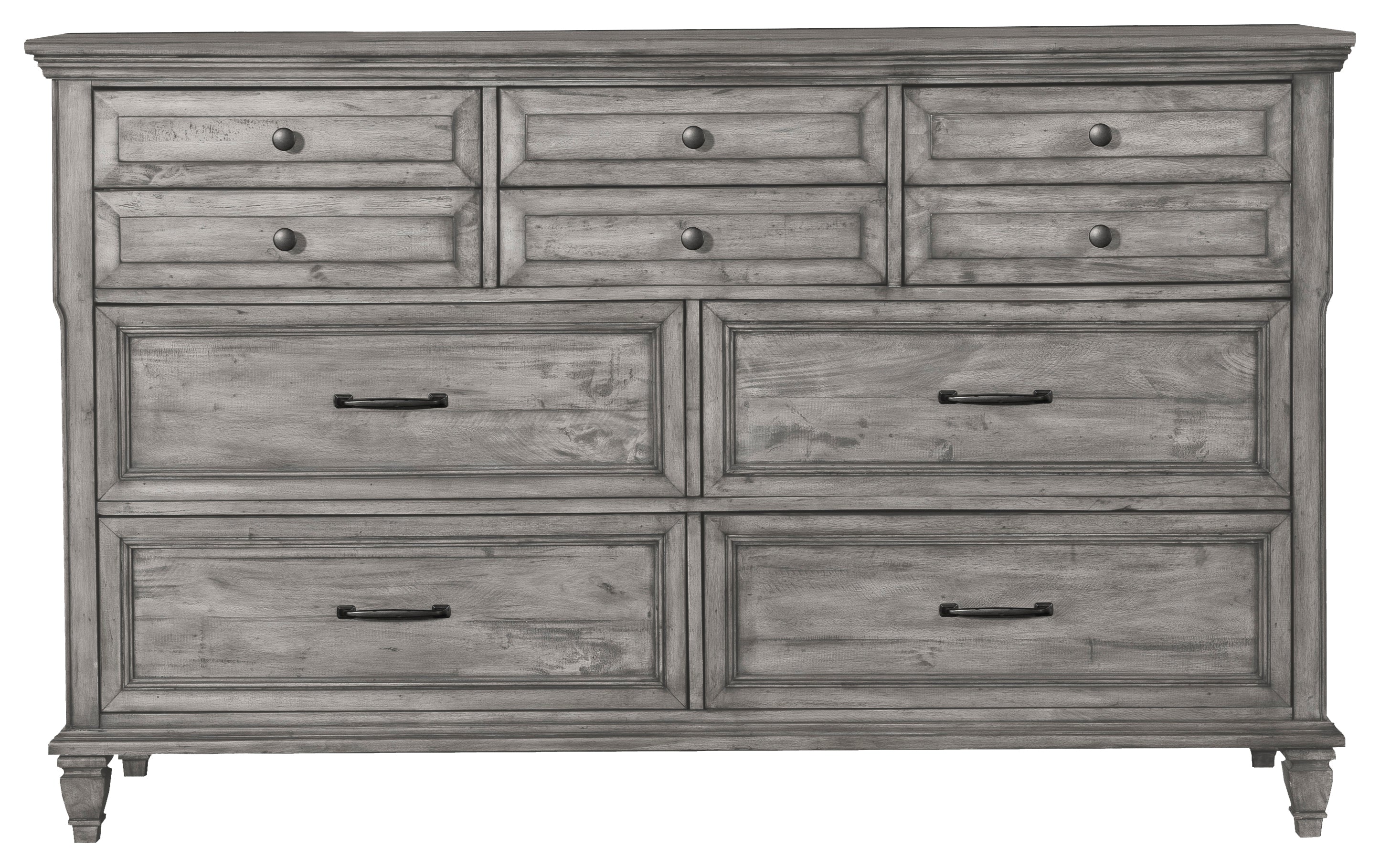 Avenue 5-piece Queen Panel Bedroom Set Grey