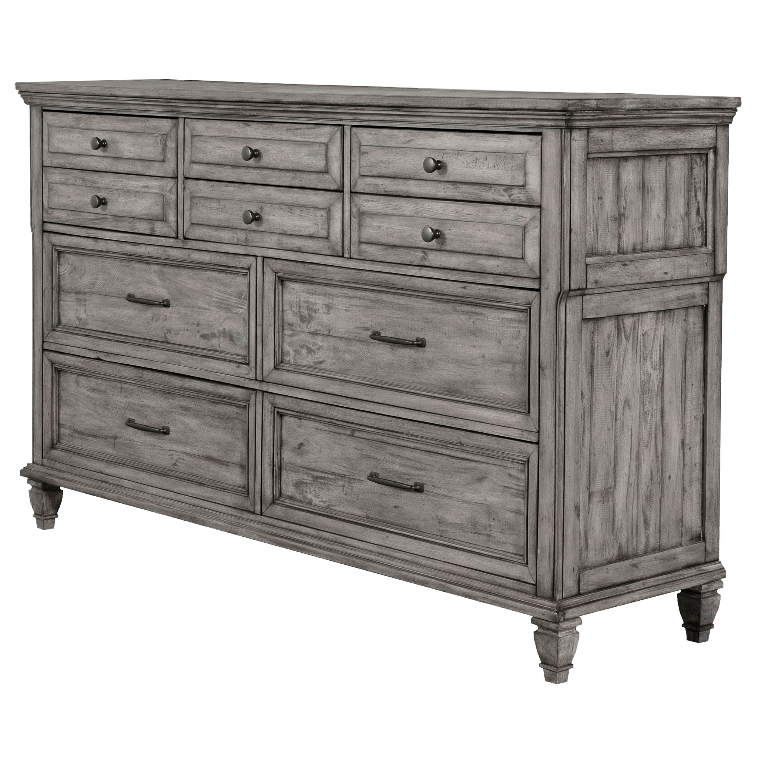 Avenue 8-drawer Rectangular Dresser Grey