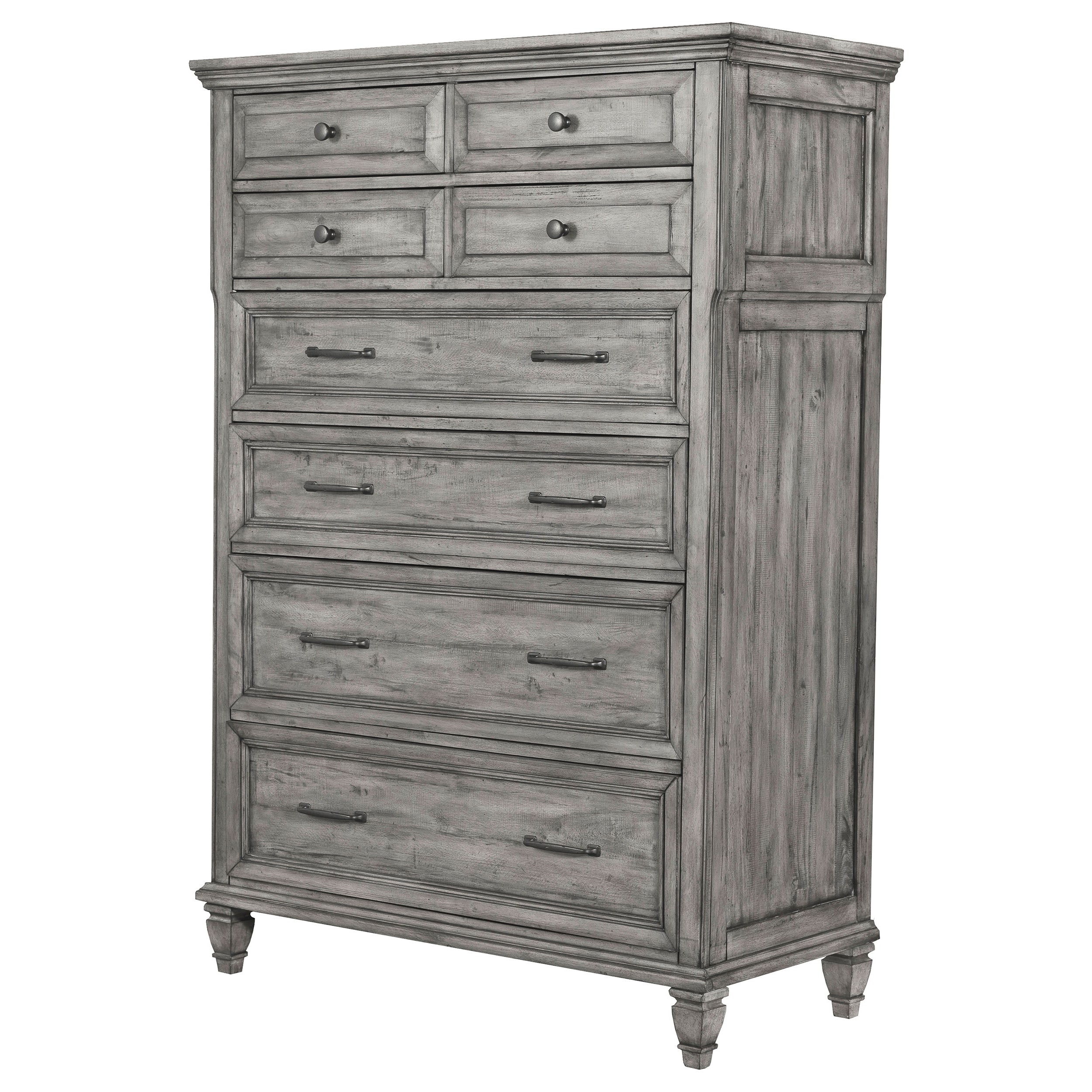 Avenue 8-drawer Rectangular Chest Grey