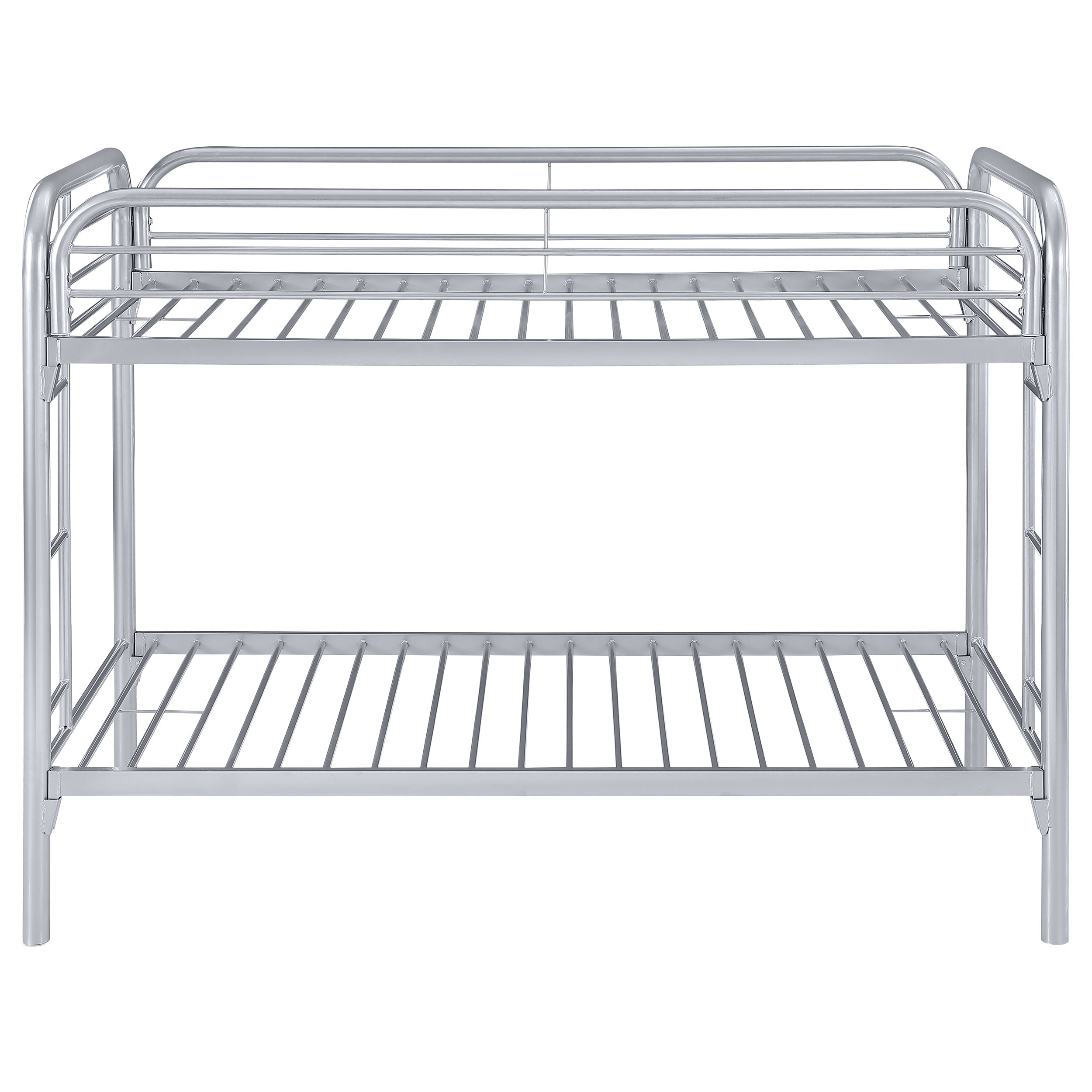 Morgan Twin Over Twin Bunk Bed Silver