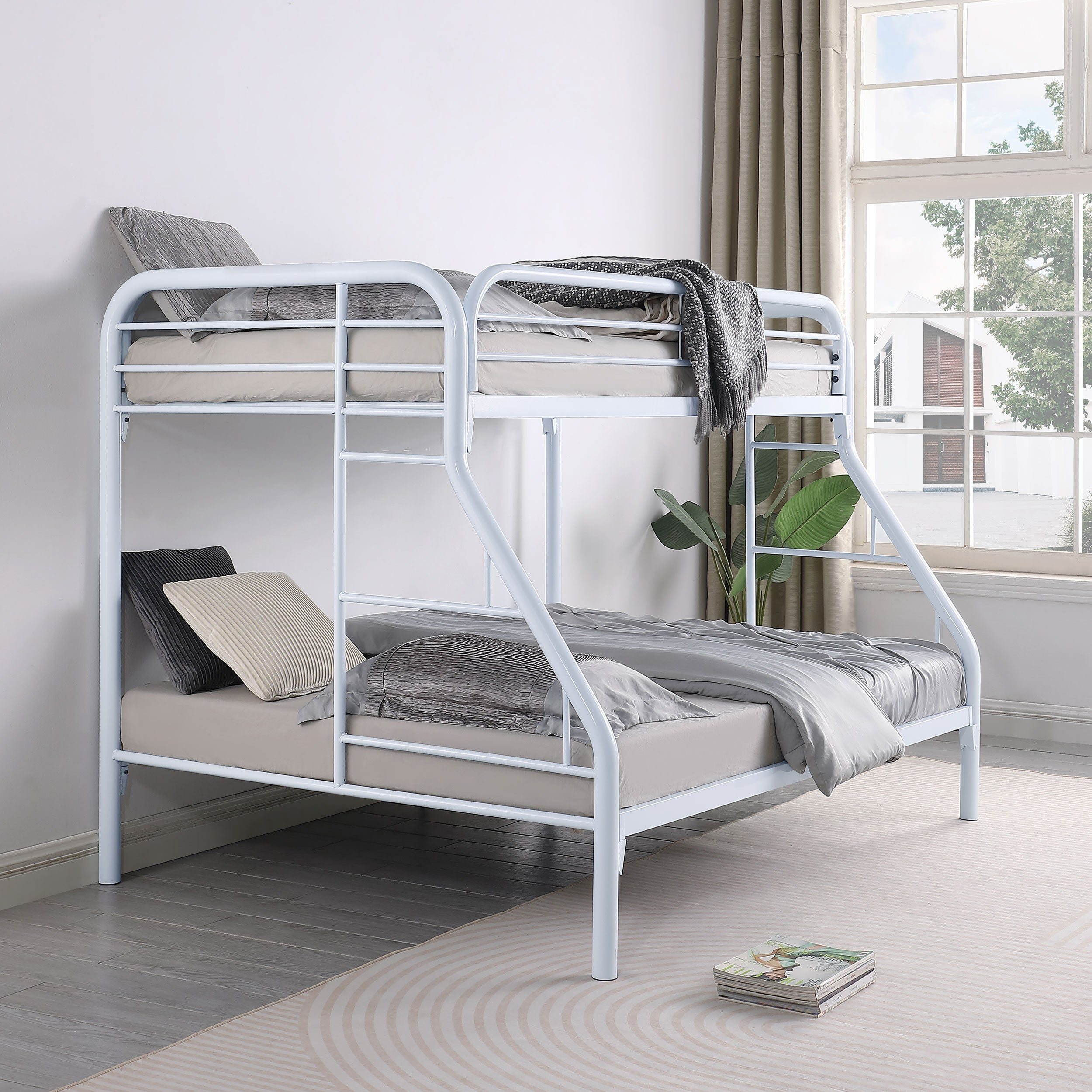 Morgan Twin Over Full Bunk Bed White