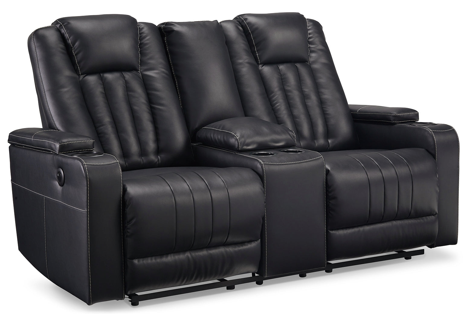 Center Point Reclining Loveseat with Console