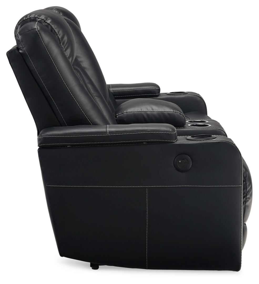 Center Point Reclining Loveseat with Console