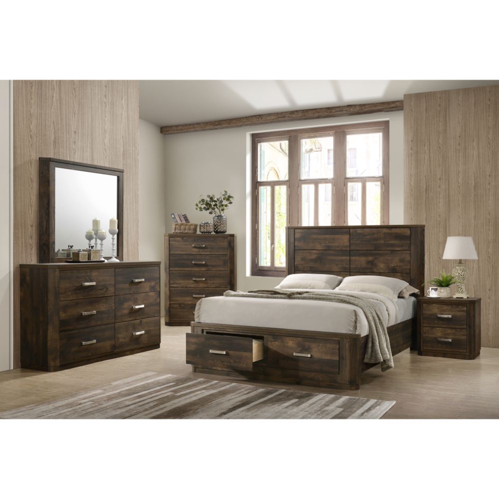 Davika Queen Bed W/Storage