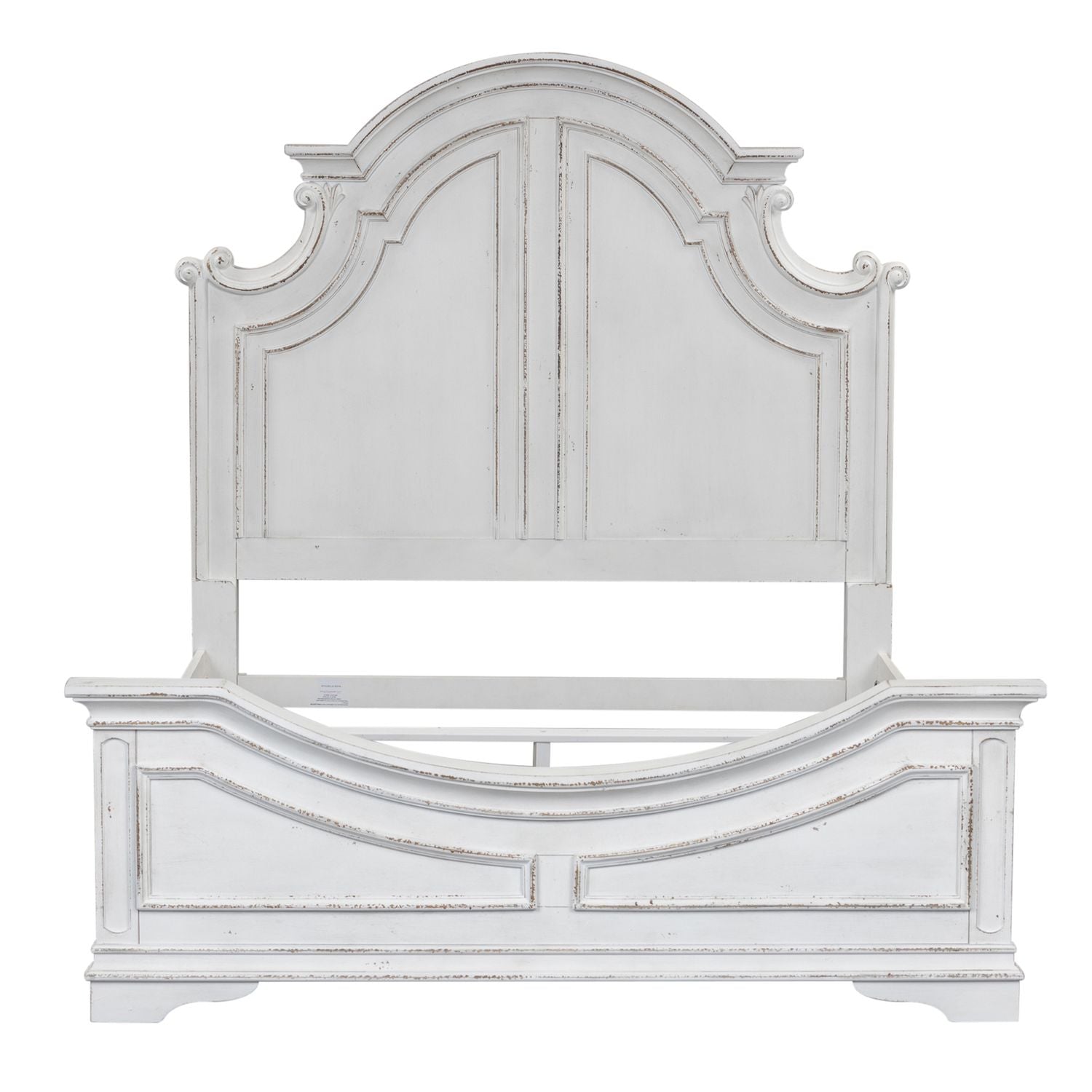 Bahan King California Panel Bed, Dresser & Mirror, Chest