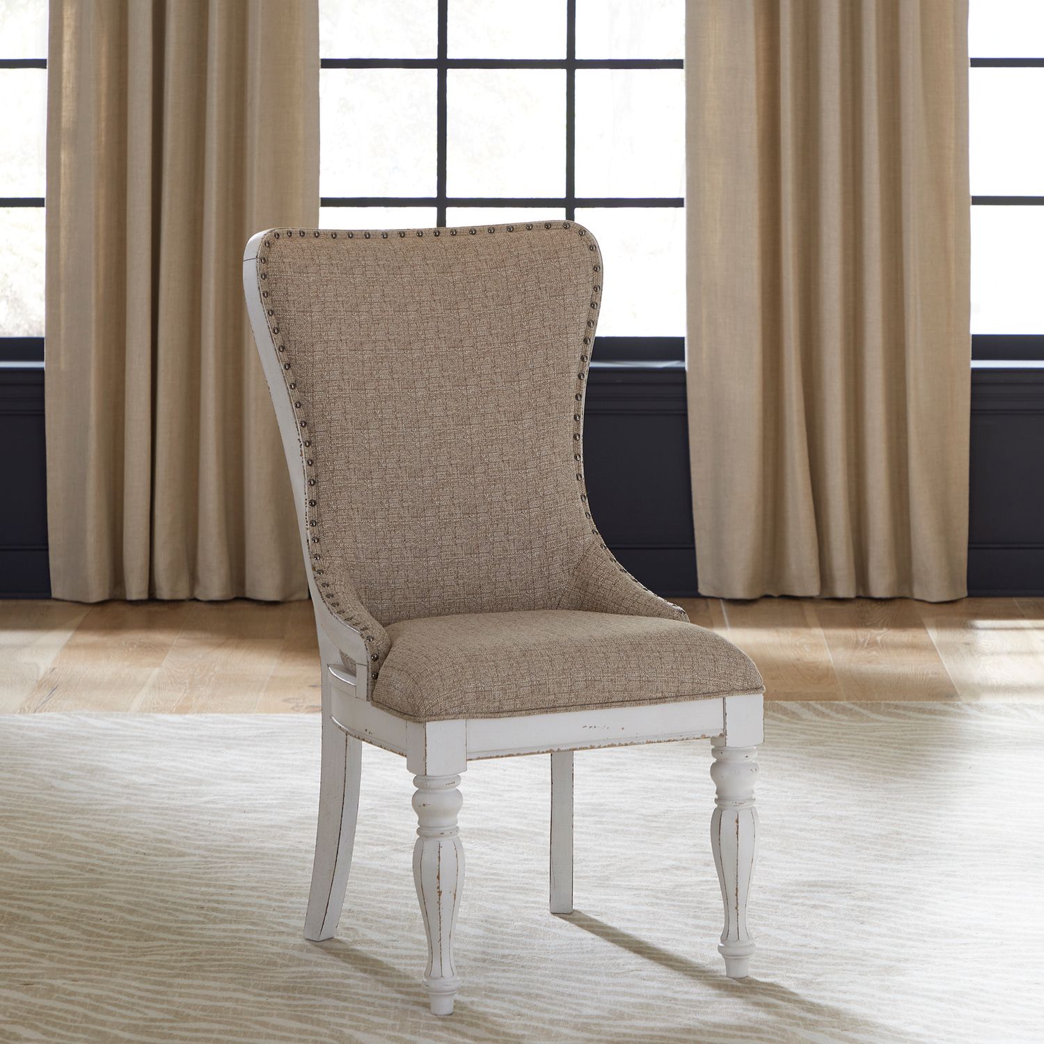 Anatola Upholstered Wing Back Side Chair