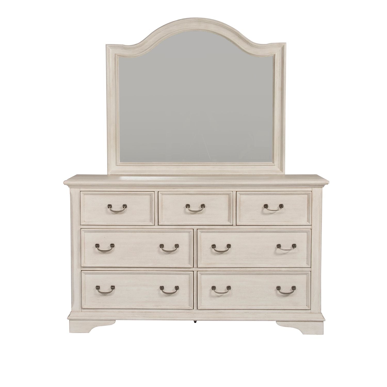 Brixey King California Panel Bed, Dresser & Mirror, Chest