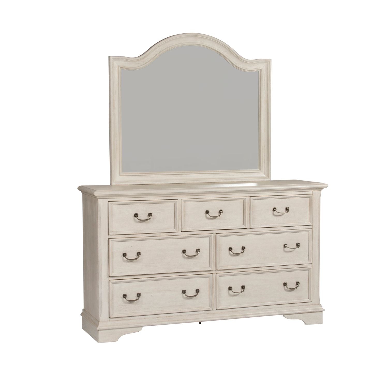 Castagnozzi King Panel Bed, Dresser & Mirror, Chest, Night Stand