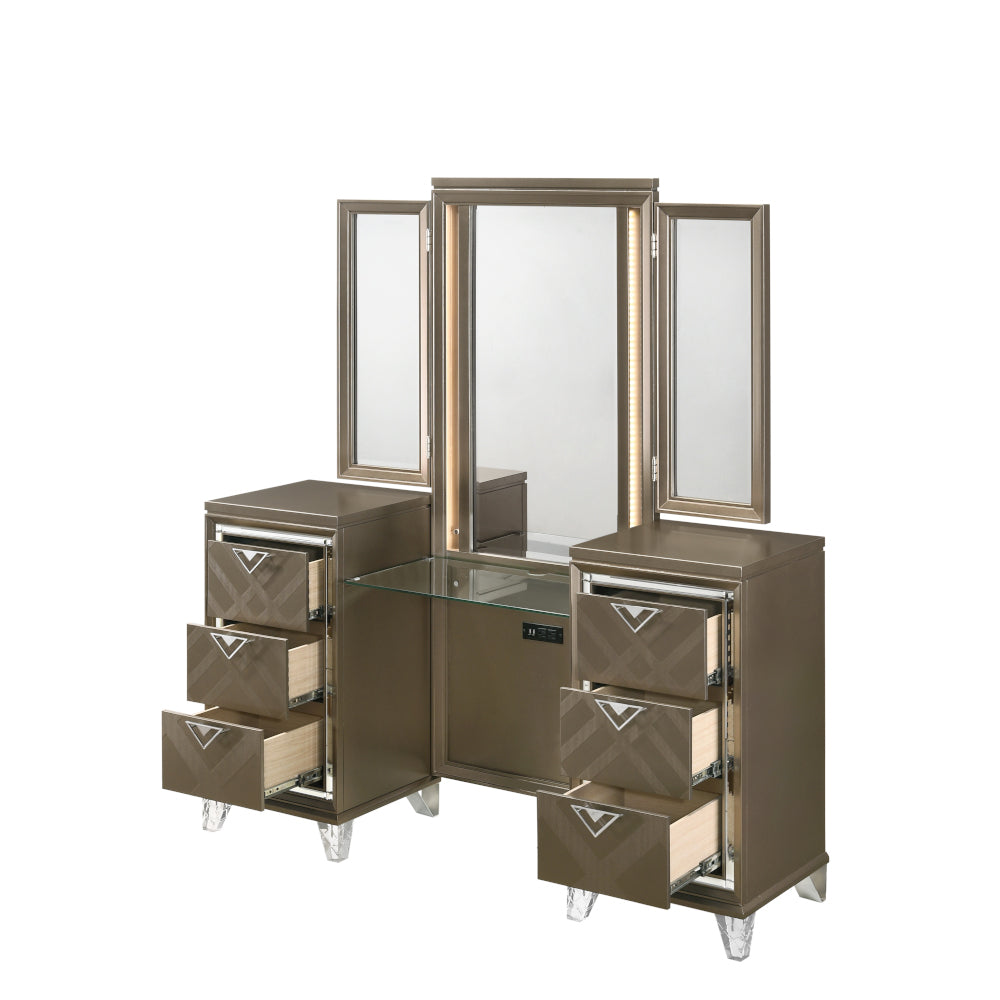 Kaeleb Vanity Desk & Mirror