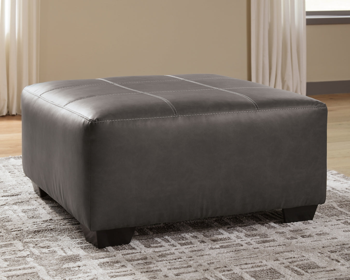 Aberton Oversized Accent Ottoman