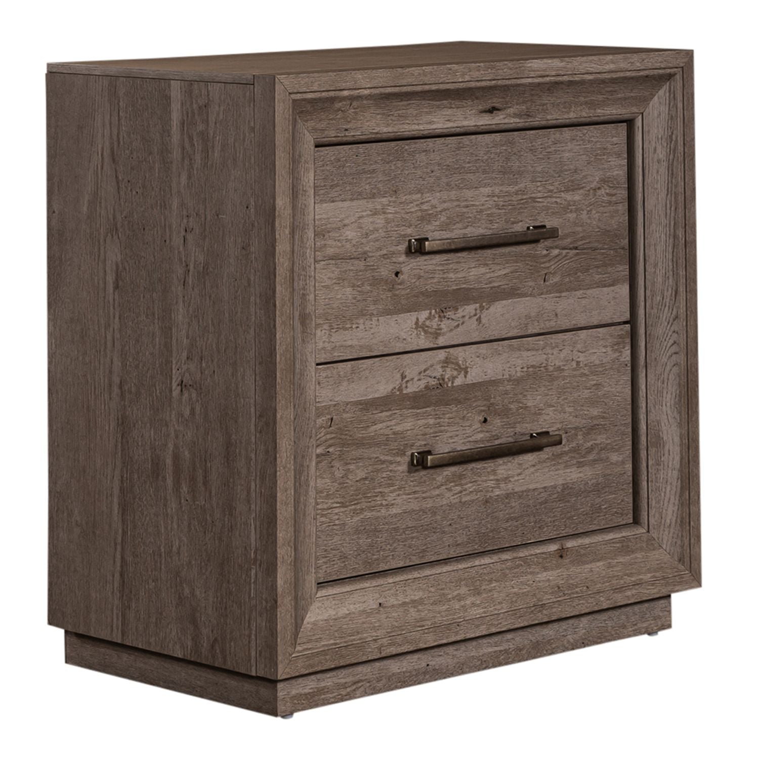 Adalida 2 Drawer Night Stand with Charging Station