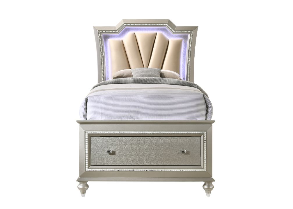 Ramsauer Full Bed W/Led & Storage