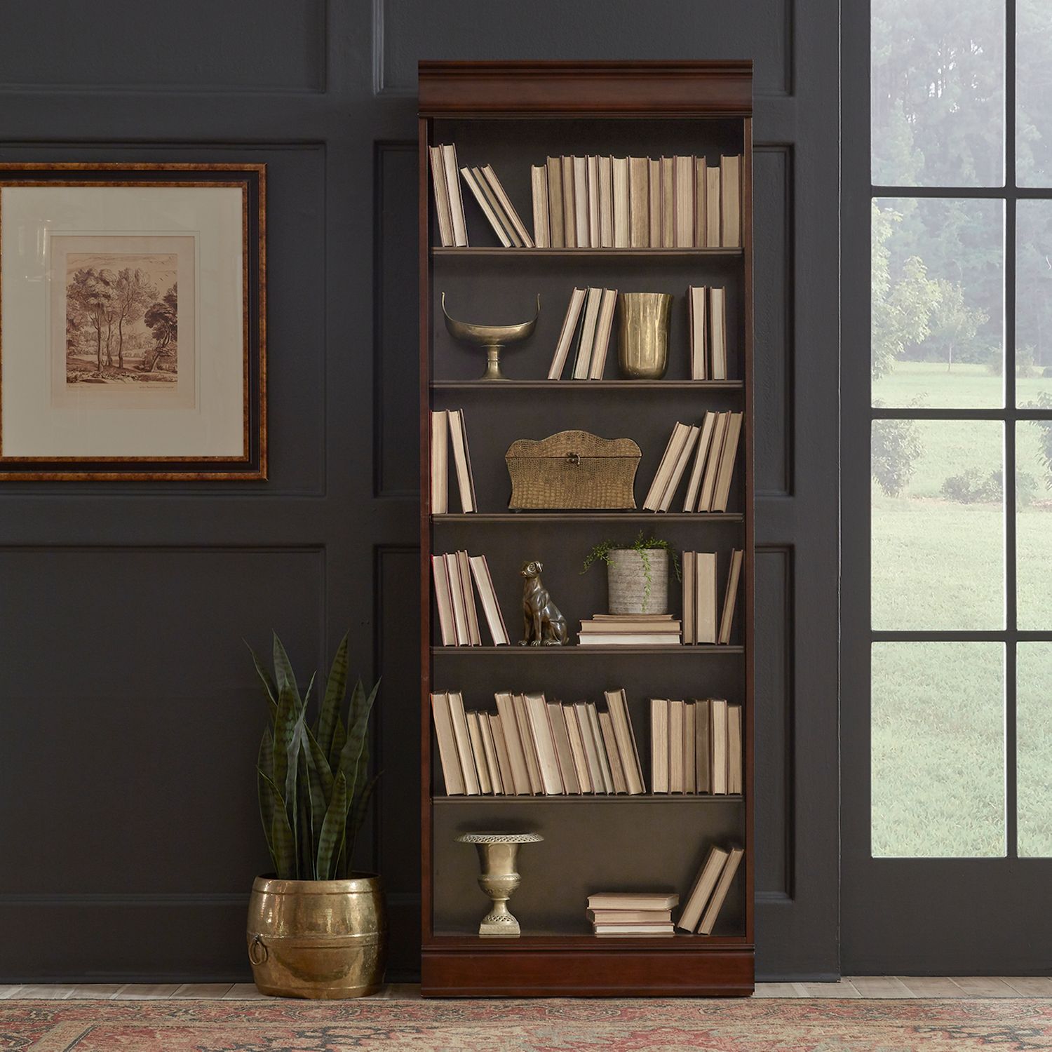 Domeniga Jr Executive 84 Inch Bookcase